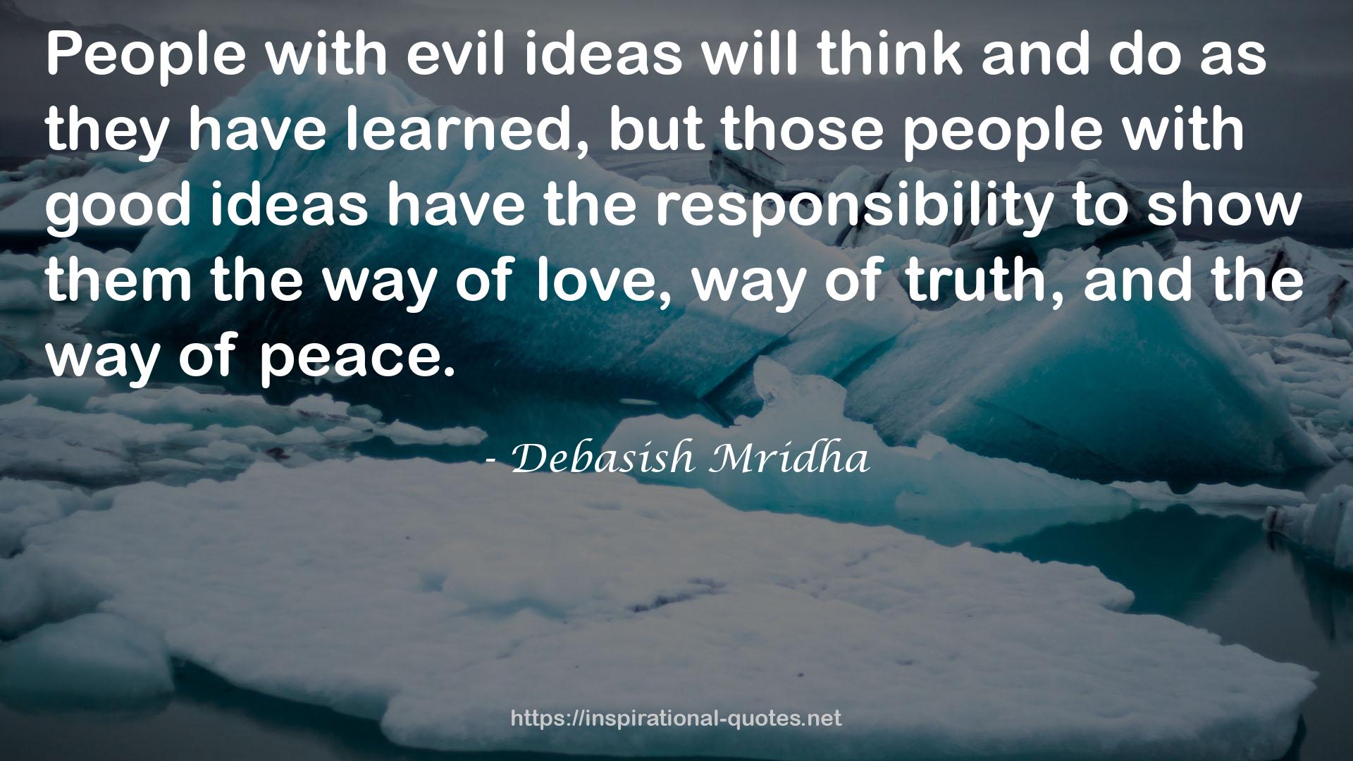 evil ideas  QUOTES