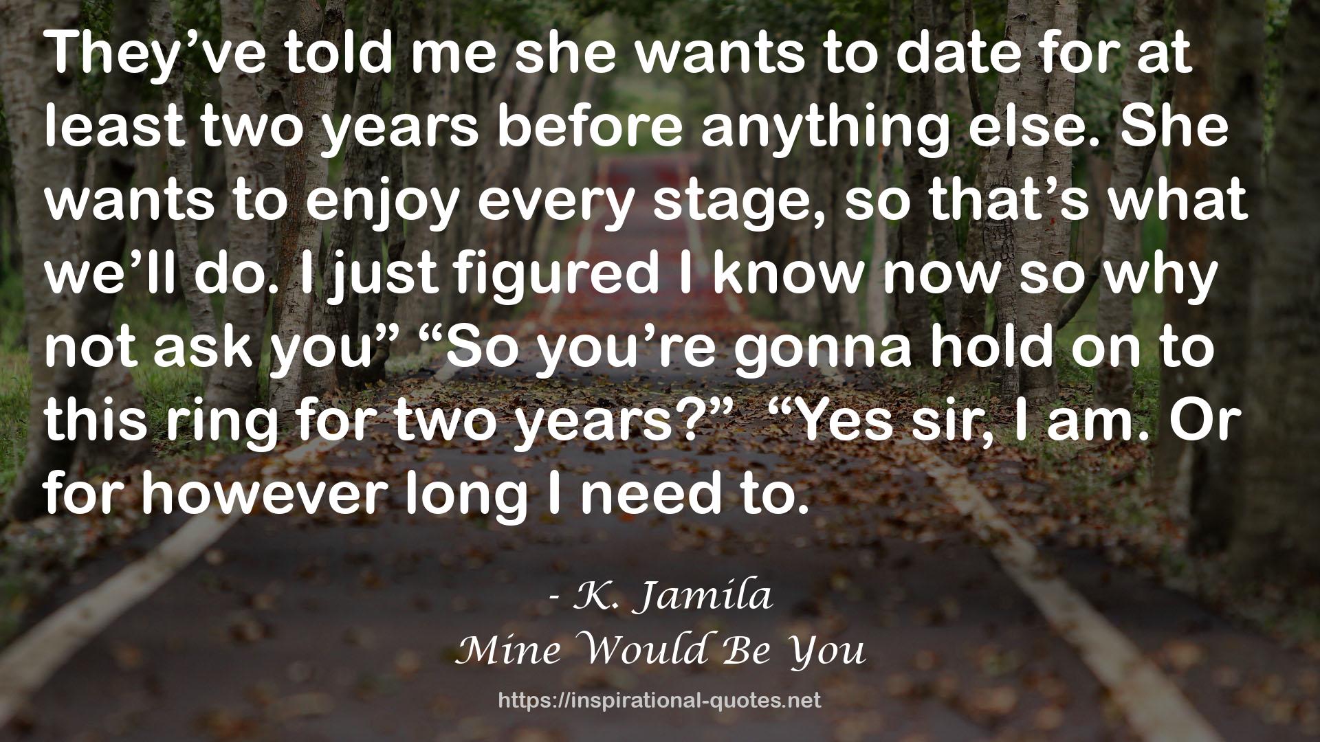 K. Jamila QUOTES