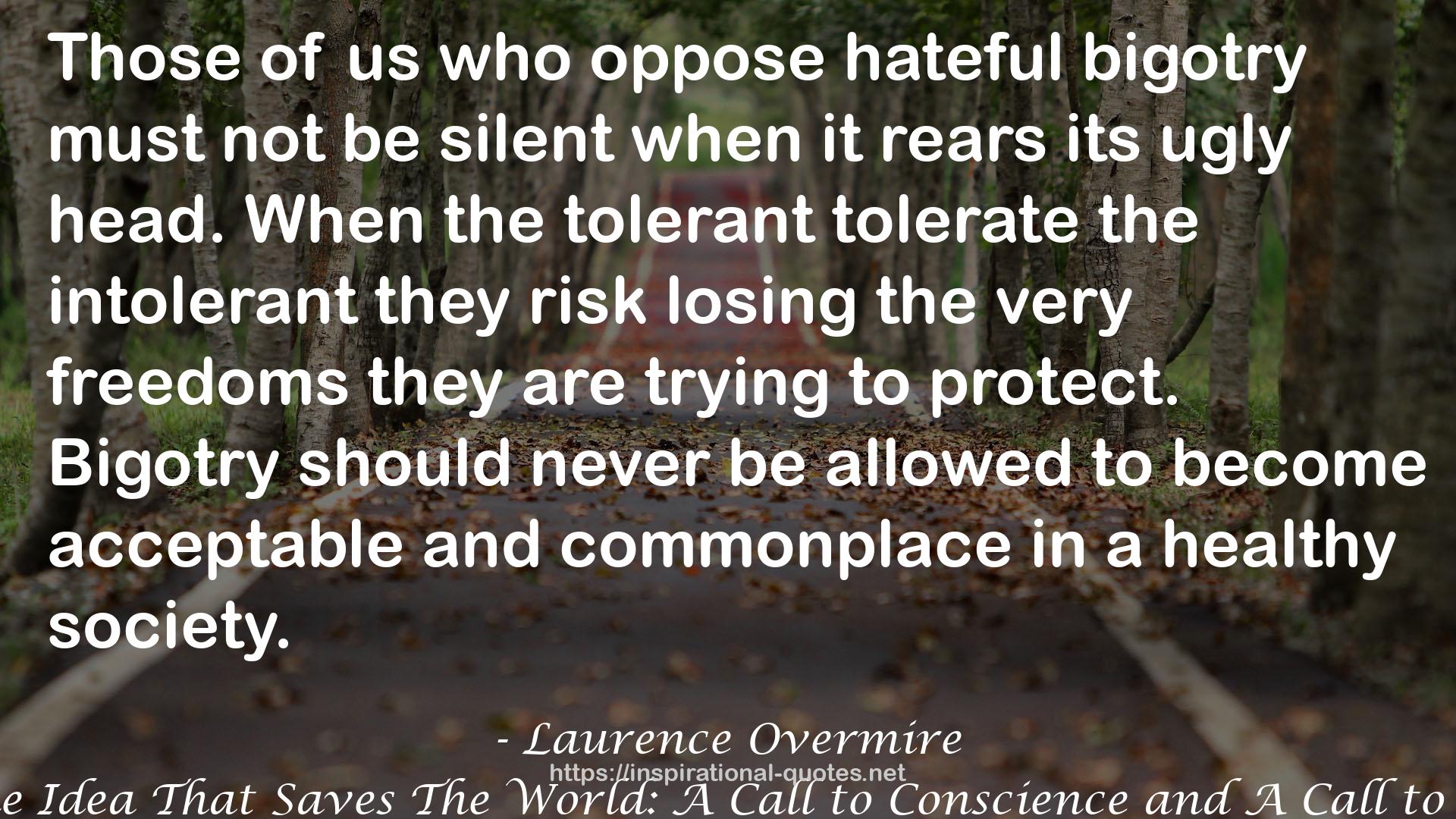 Laurence Overmire QUOTES
