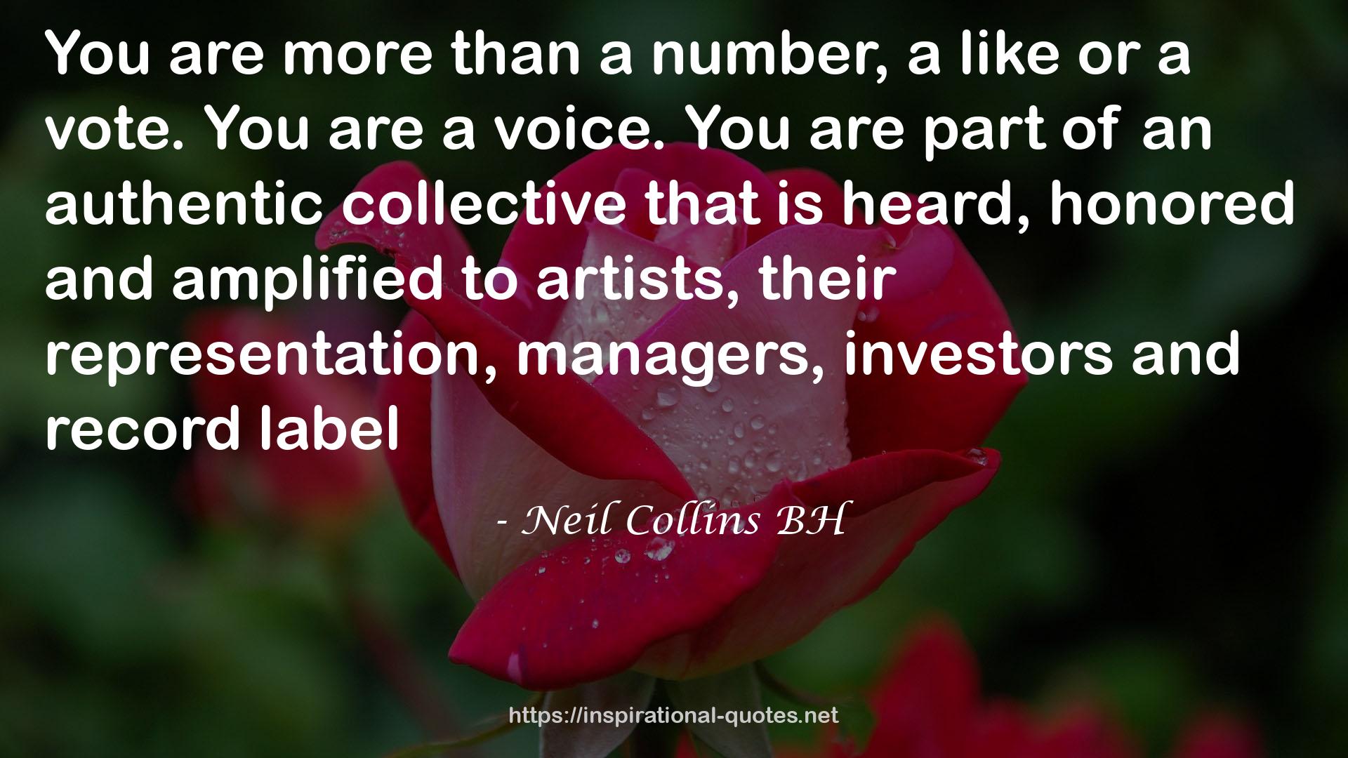 Neil Collins BH QUOTES