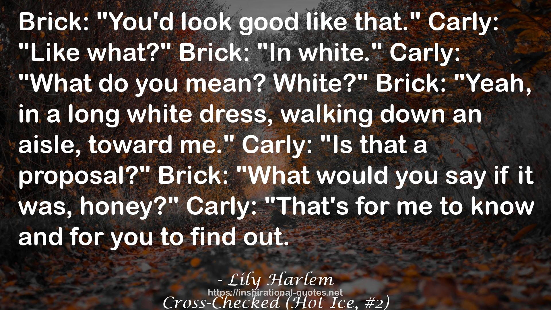Lily Harlem QUOTES