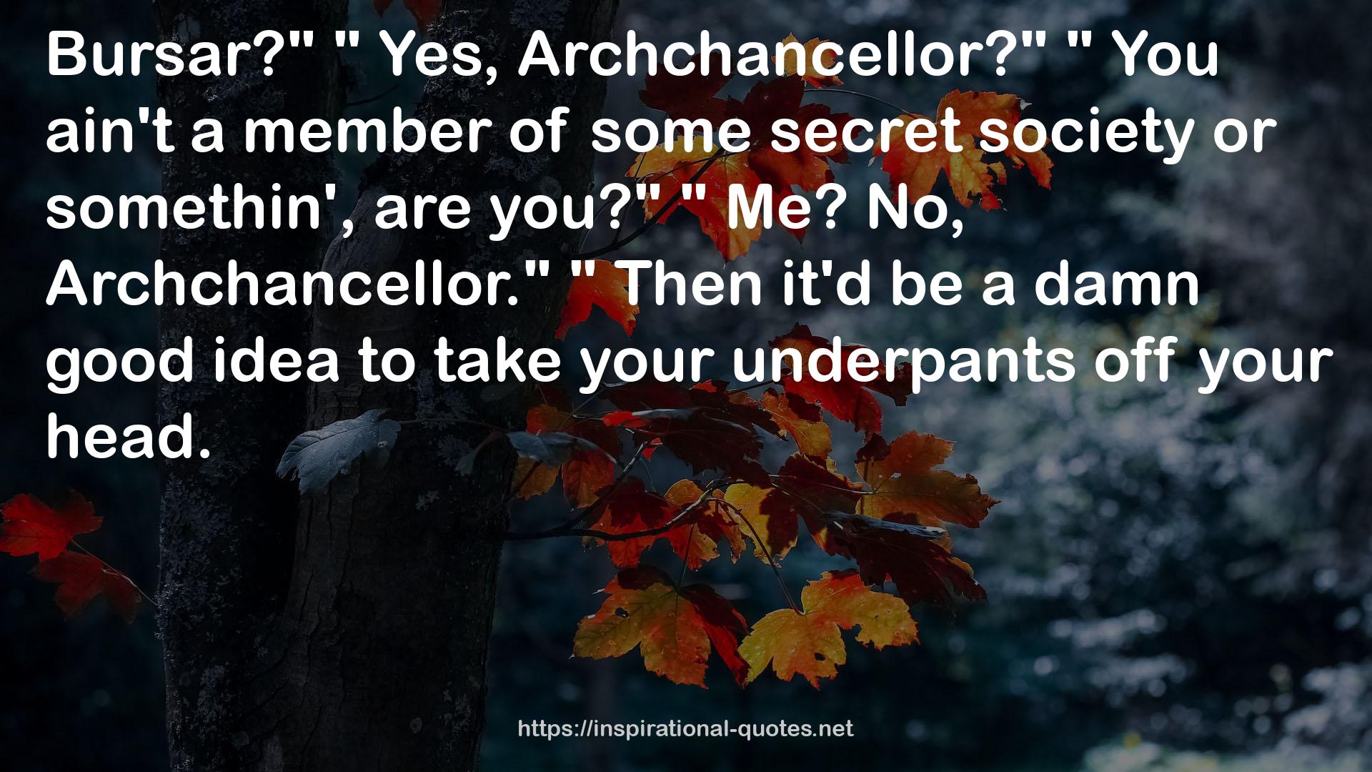 your underpants  QUOTES