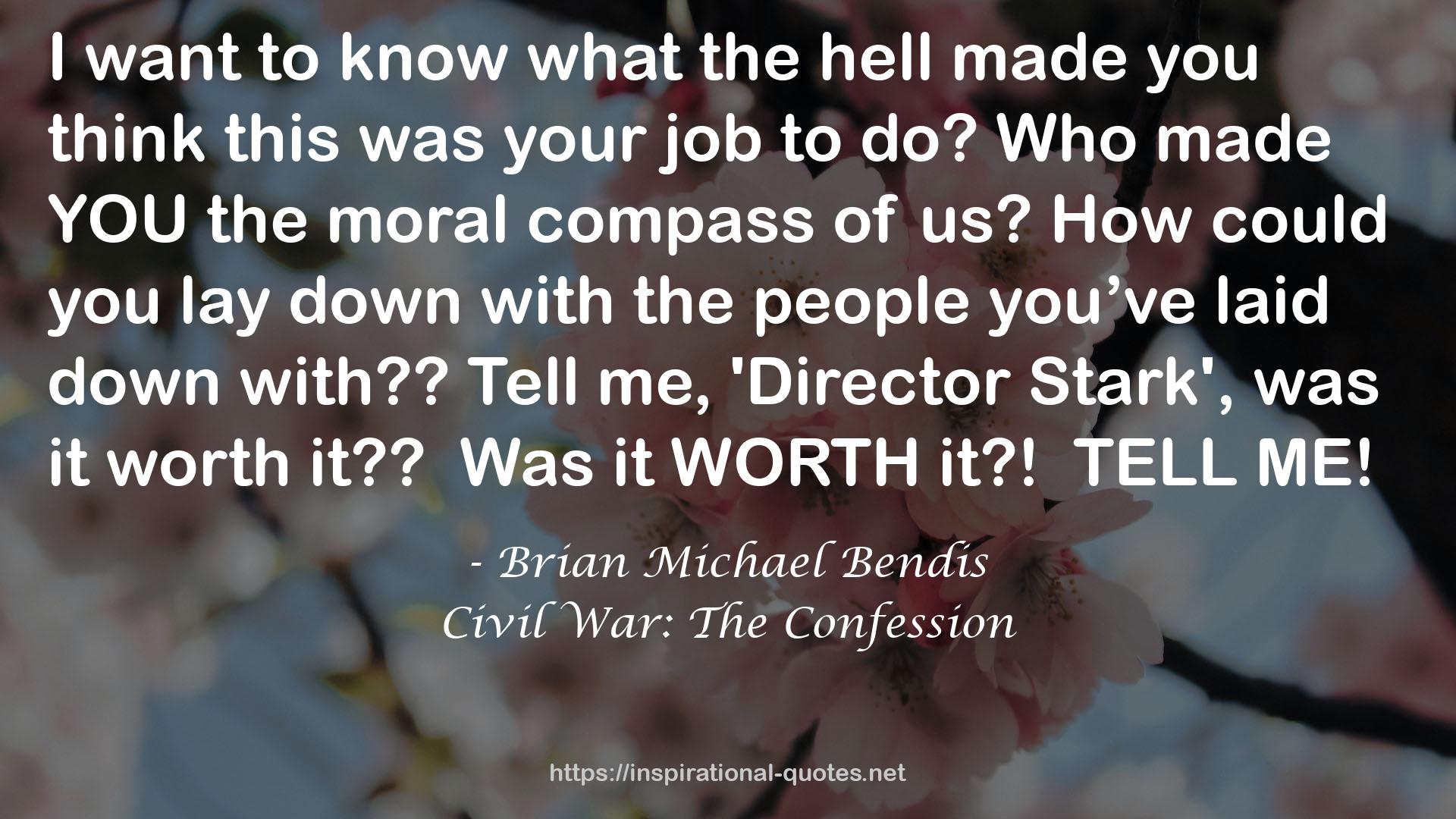 Civil War: The Confession QUOTES