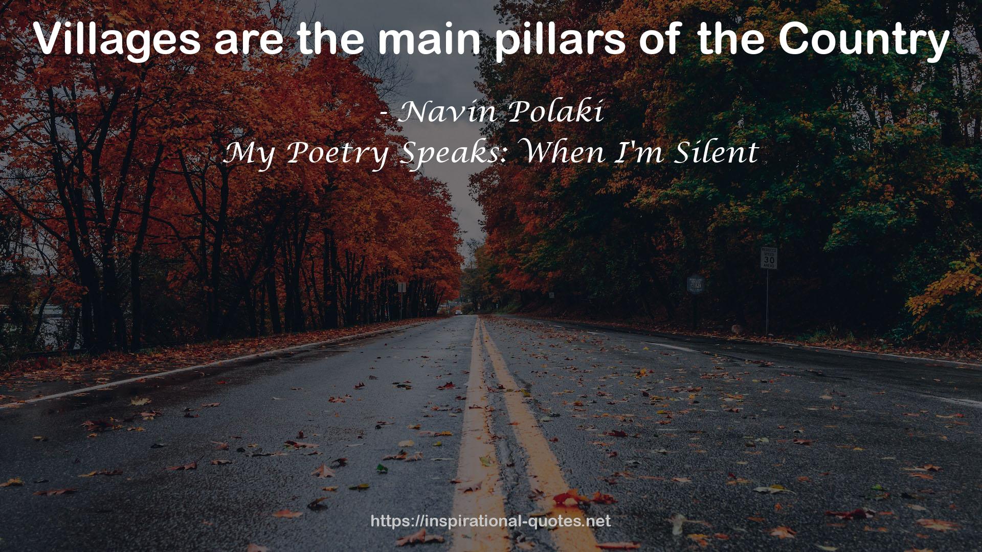 My Poetry Speaks: When I'm Silent QUOTES