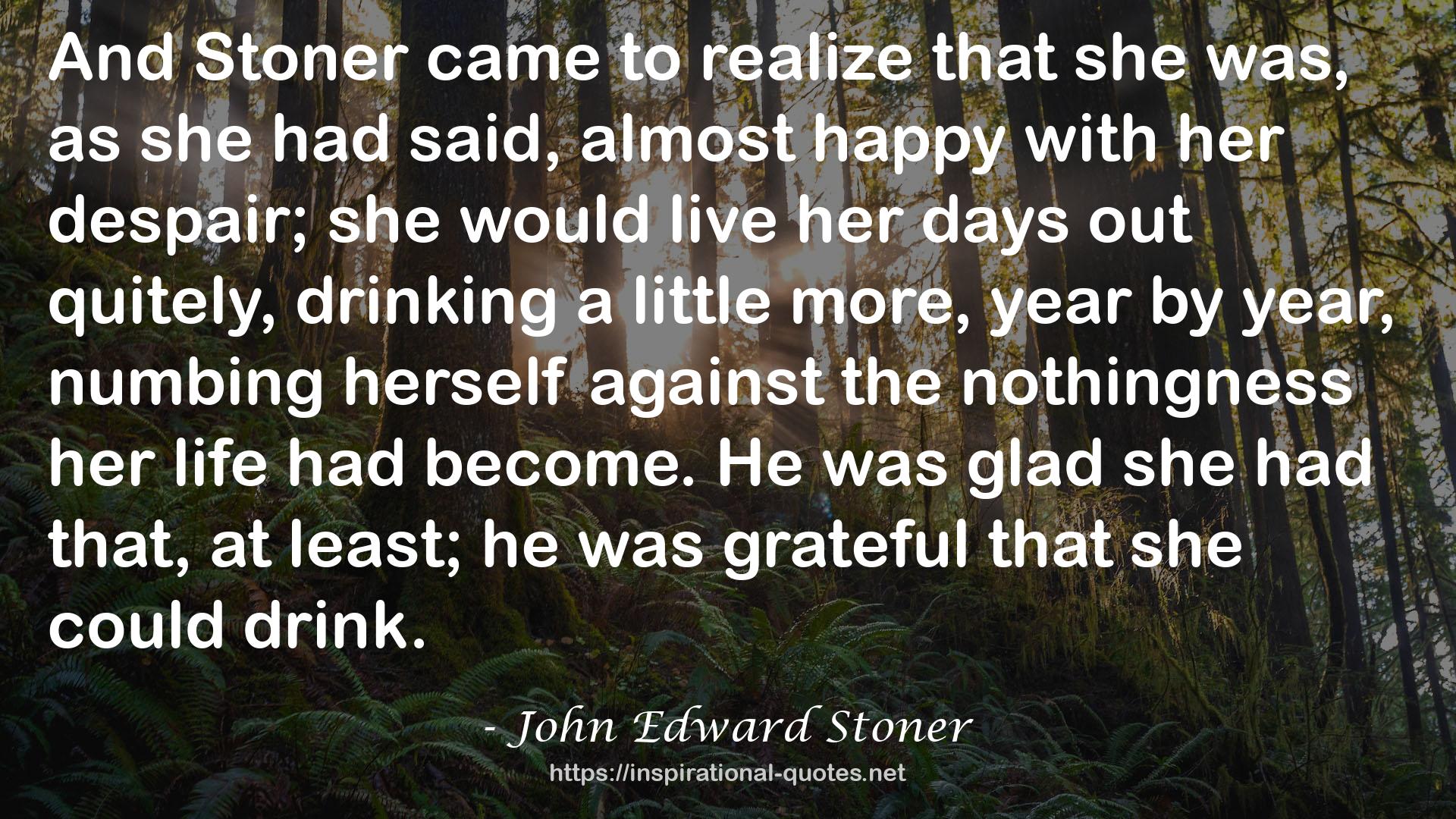 John Edward Stoner QUOTES