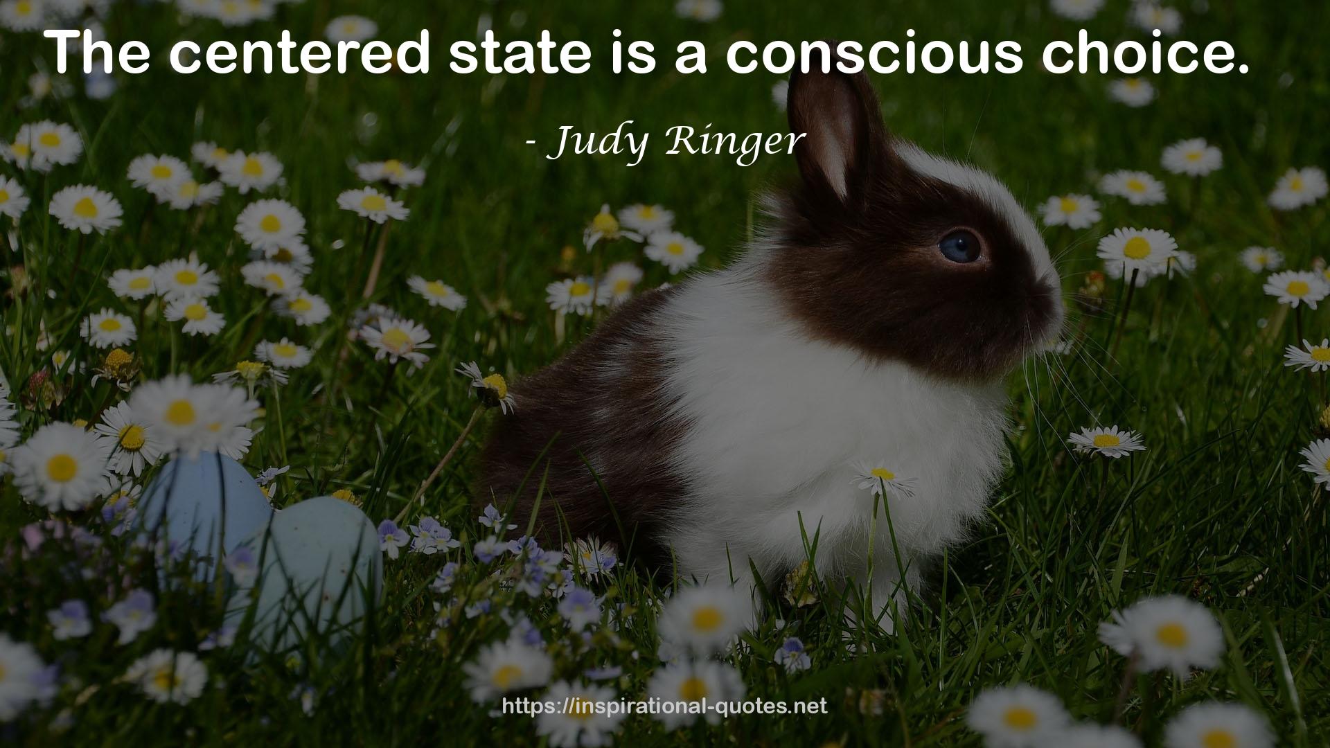 Judy Ringer QUOTES