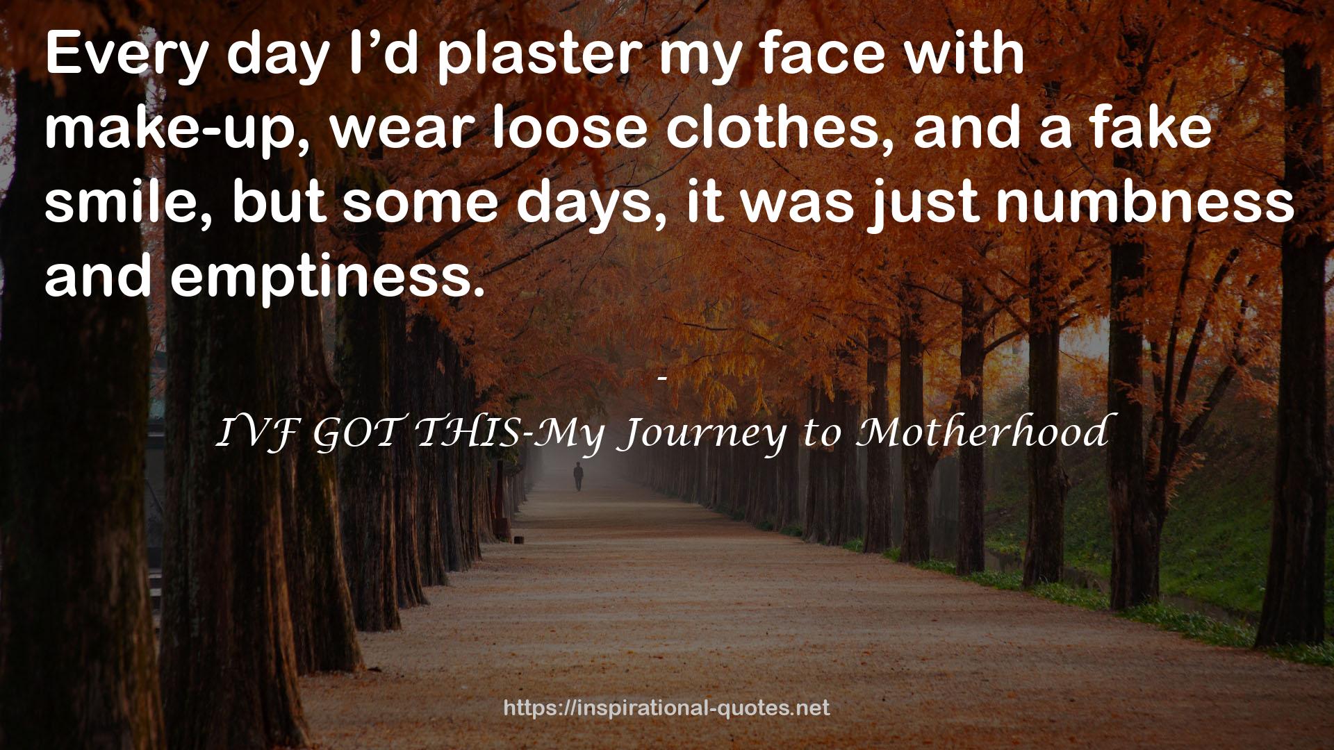 IVF GOT THIS-My Journey to Motherhood QUOTES