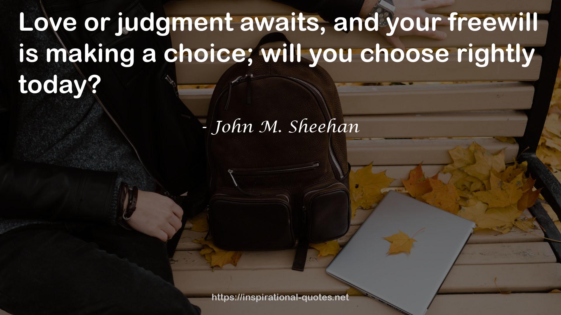 John M. Sheehan QUOTES