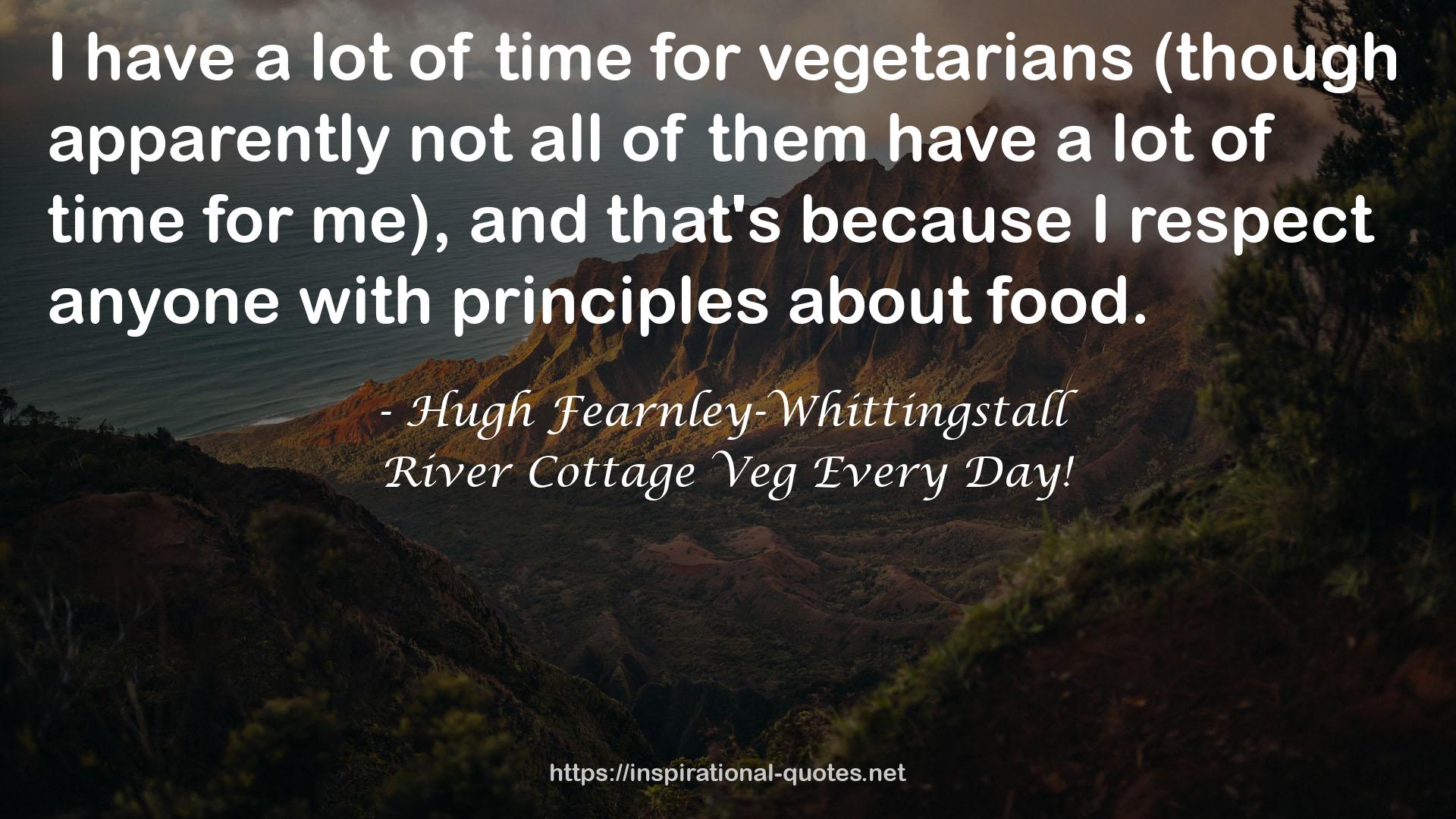 River Cottage Veg Every Day! QUOTES