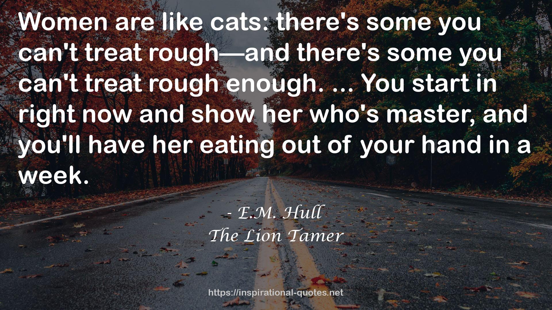 The Lion Tamer QUOTES