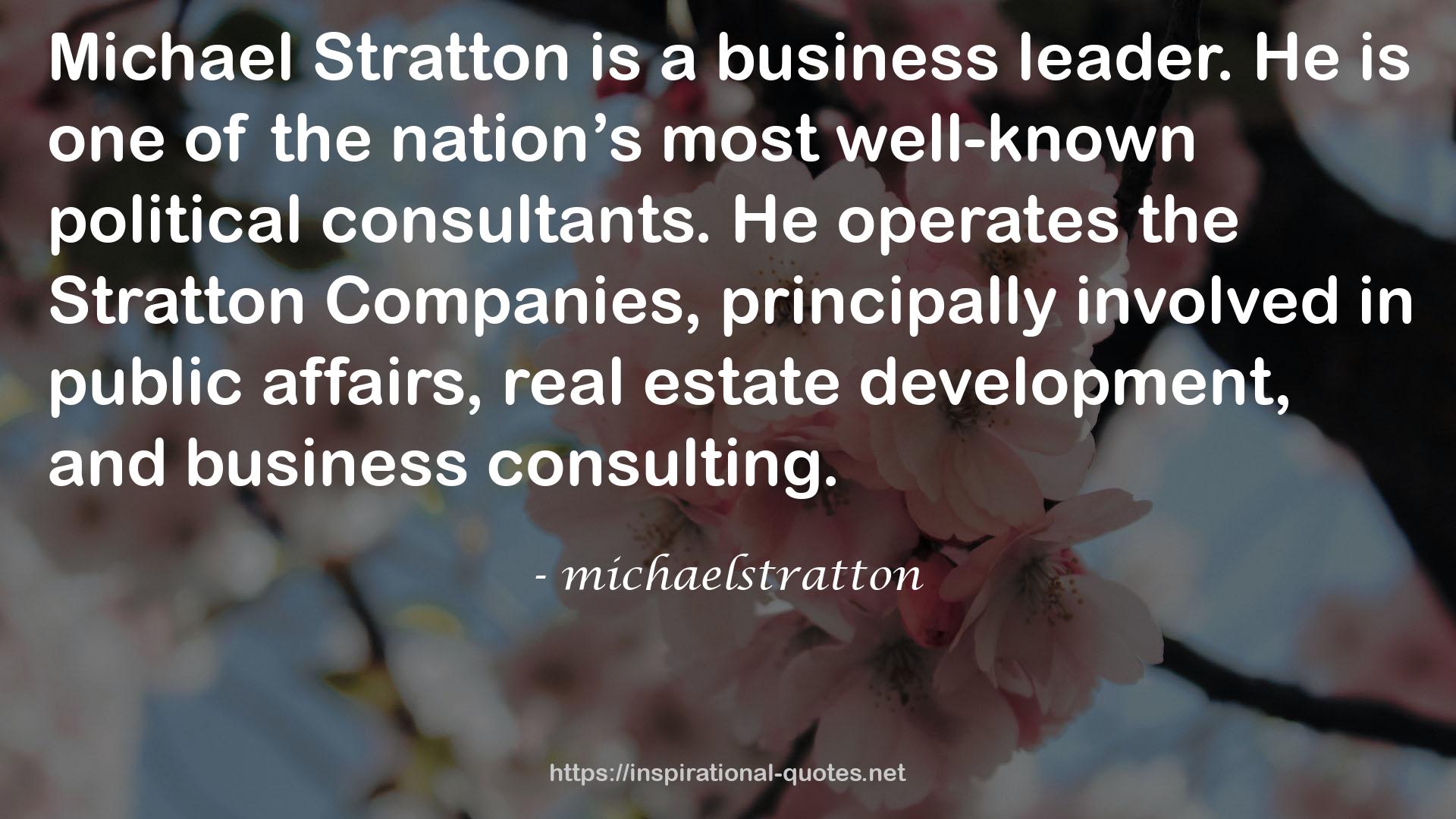 michaelstratton QUOTES