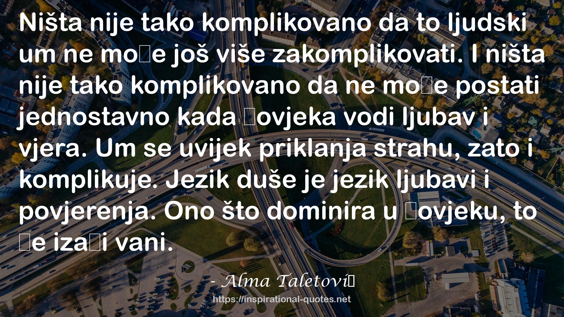 Alma Taletović QUOTES