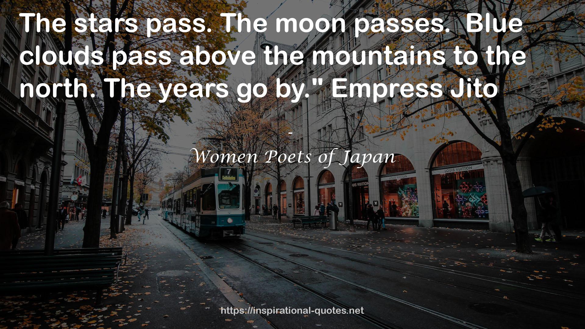 Women Poets of Japan QUOTES