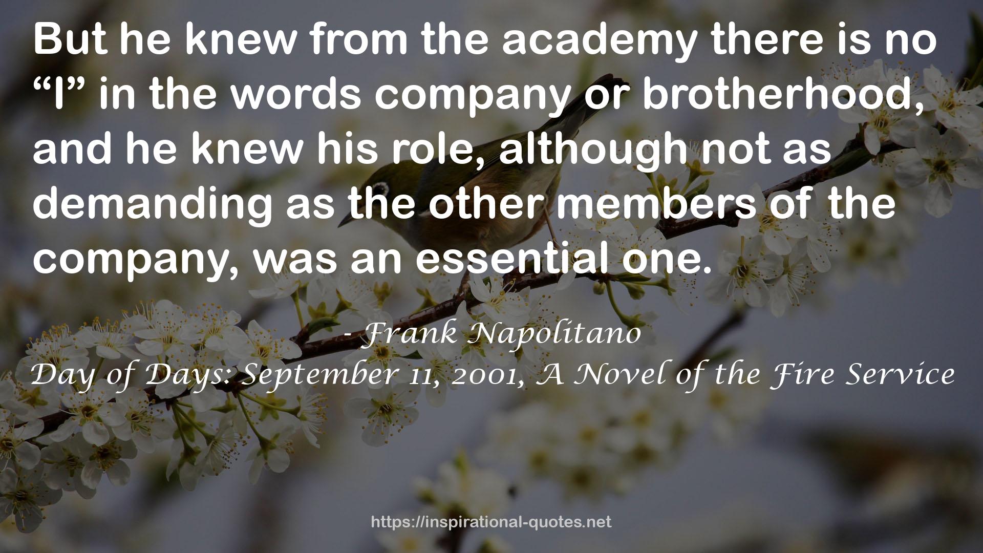 Frank Napolitano QUOTES