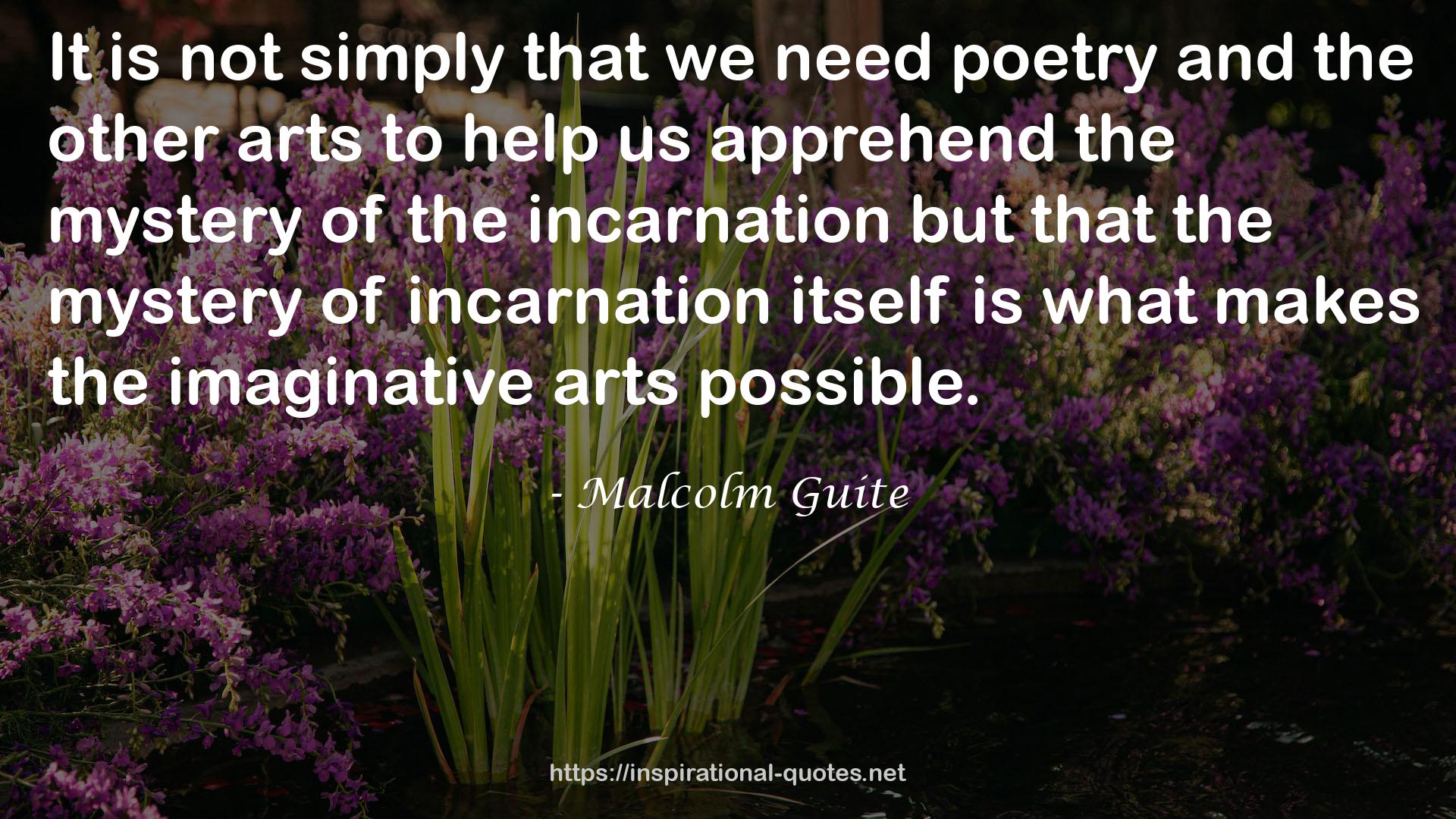 Malcolm Guite QUOTES