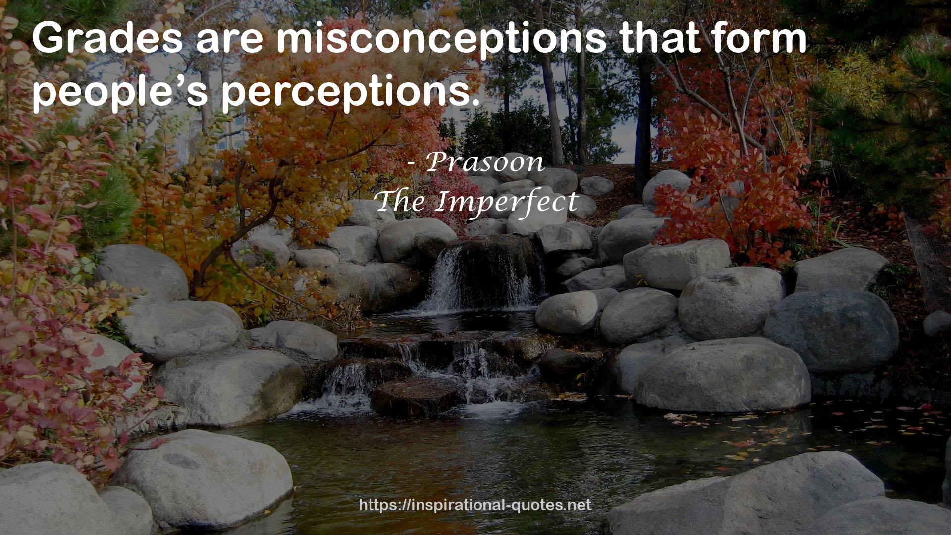 The Imperfect QUOTES