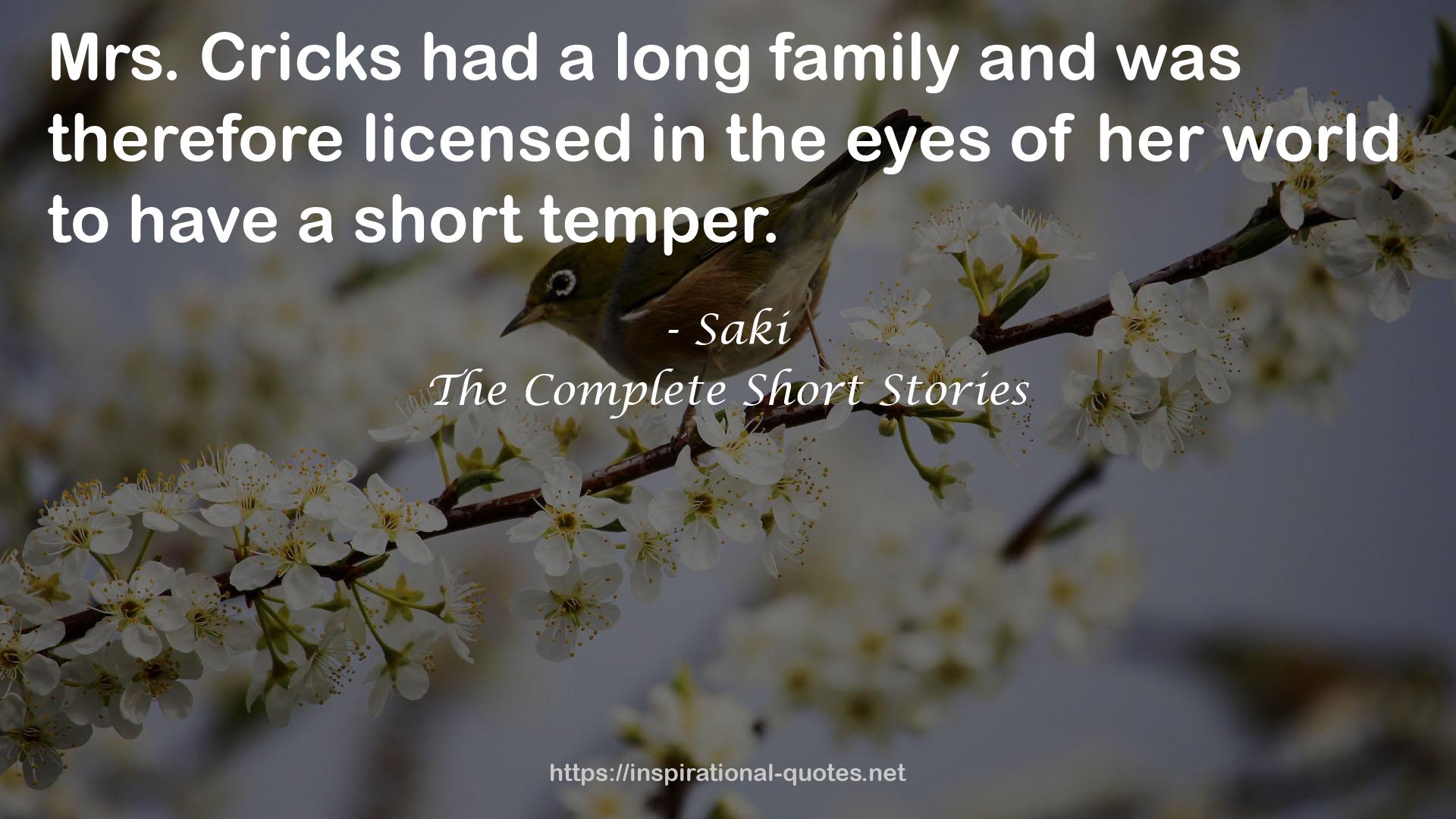 The Complete Short Stories QUOTES