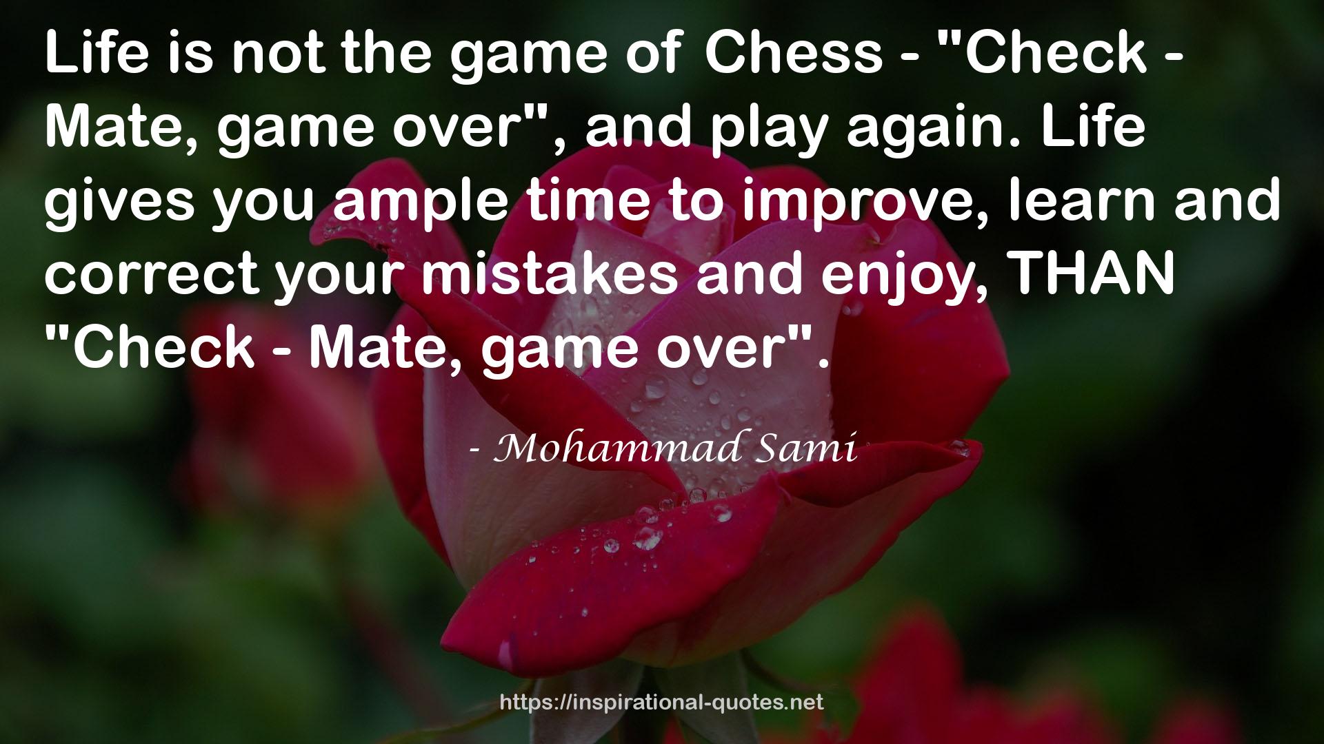 Mohammad Sami QUOTES