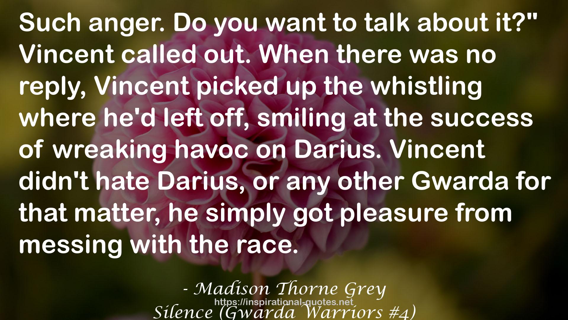 Silence (Gwarda Warriors #4) QUOTES