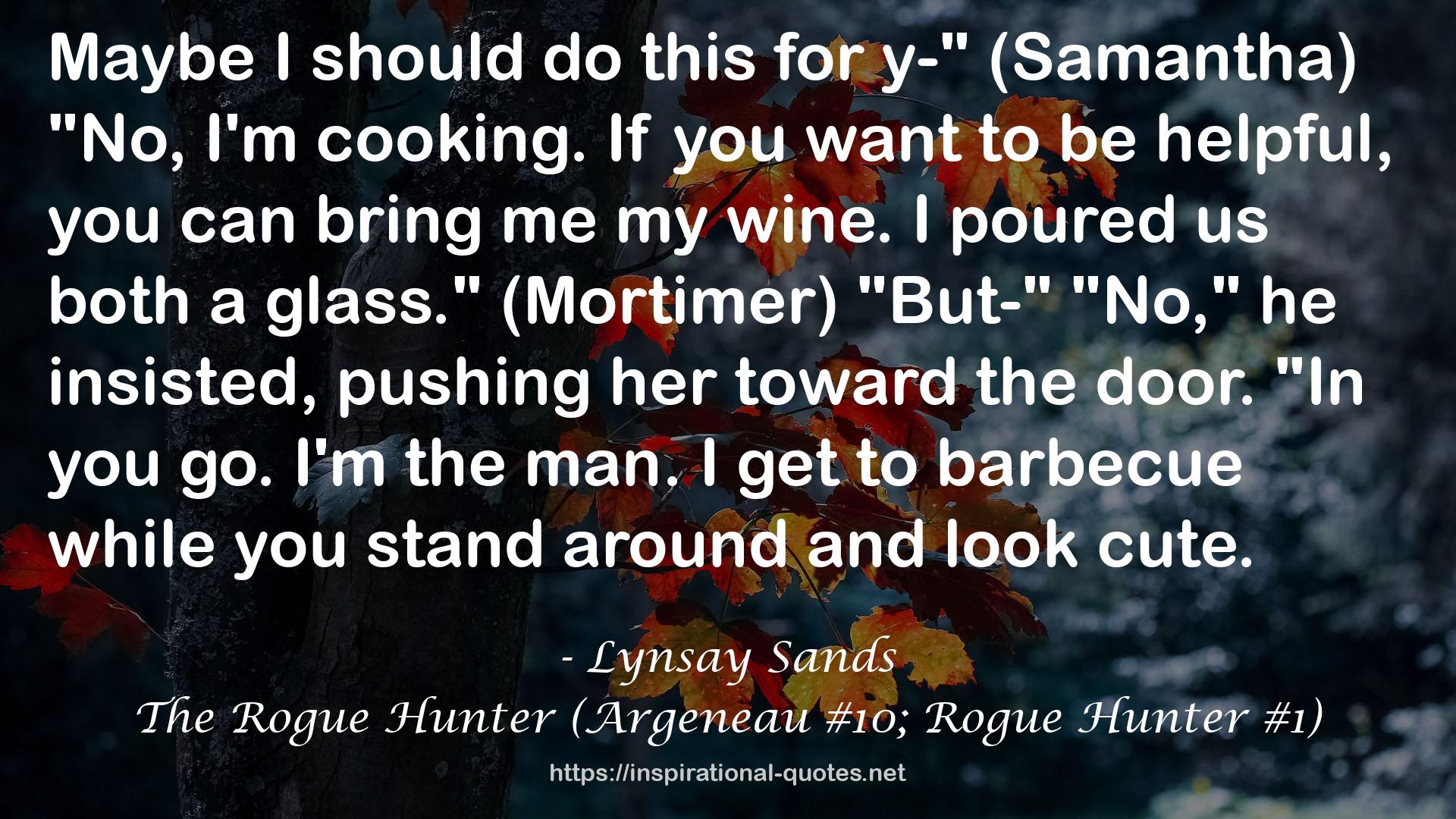 The Rogue Hunter (Argeneau #10; Rogue Hunter #1) QUOTES