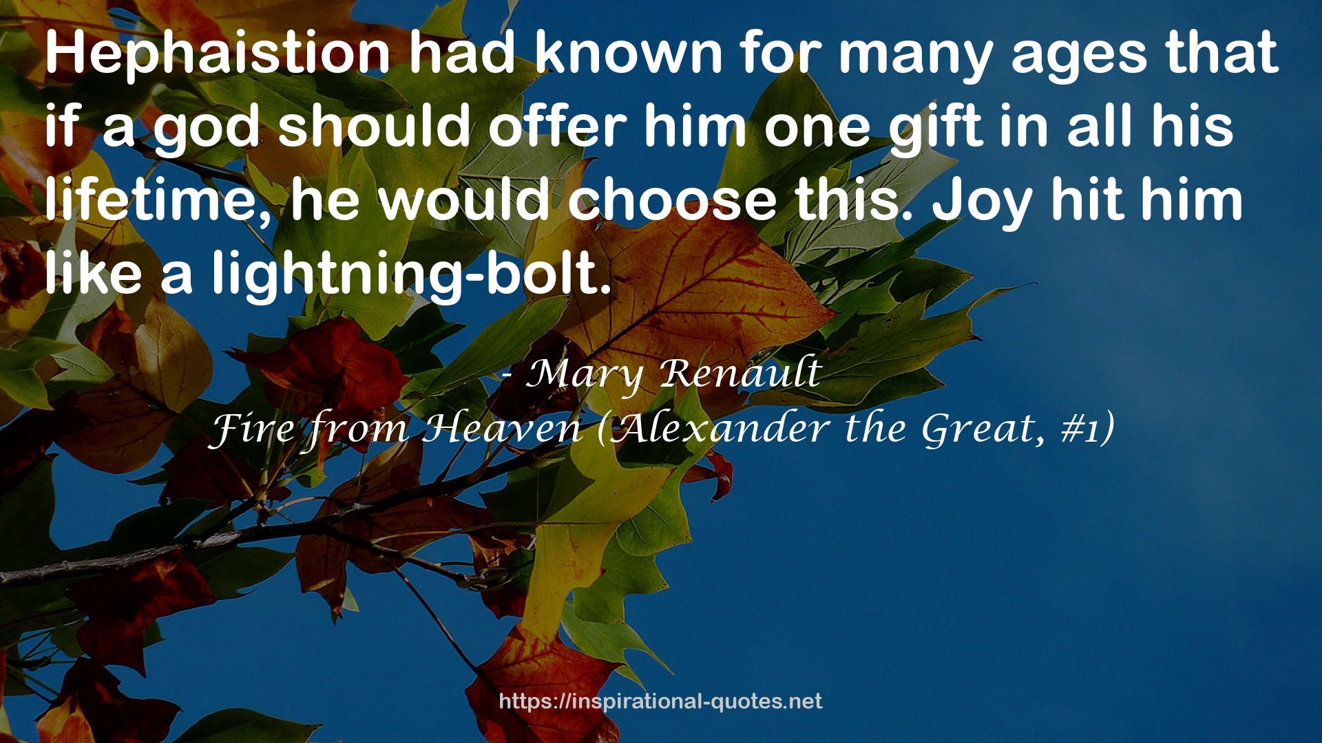 Mary Renault QUOTES