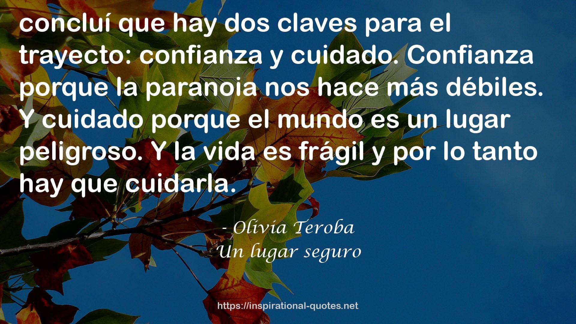 Olivia Teroba QUOTES