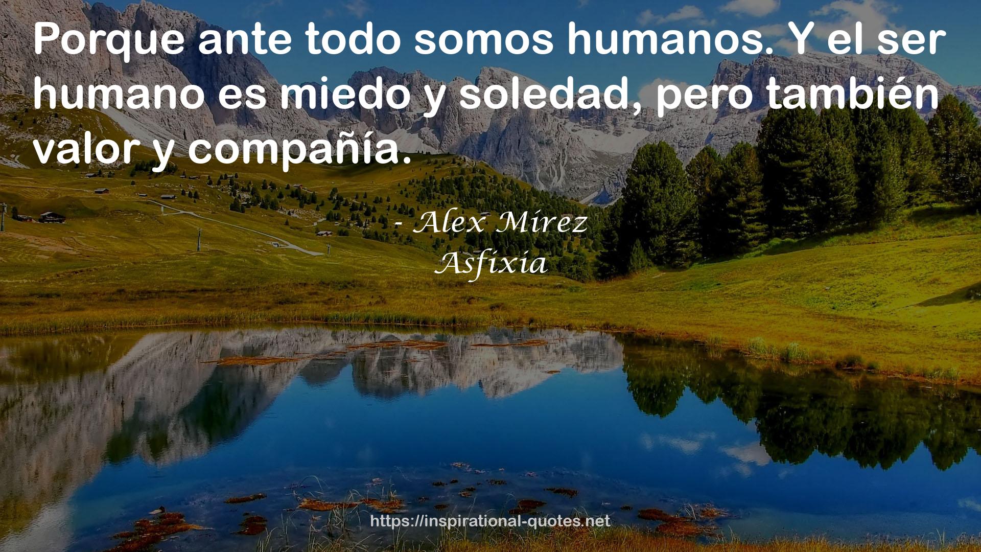 Alex Mírez QUOTES