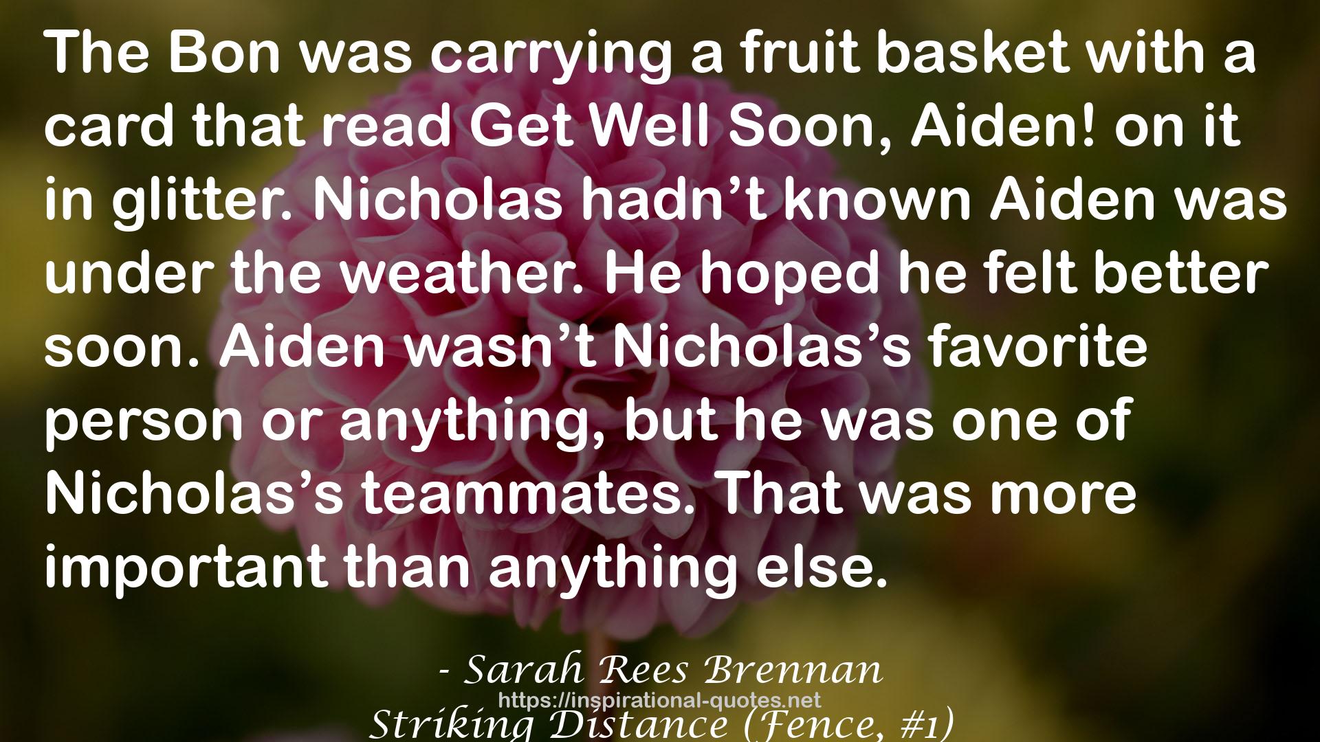 Sarah Rees Brennan QUOTES