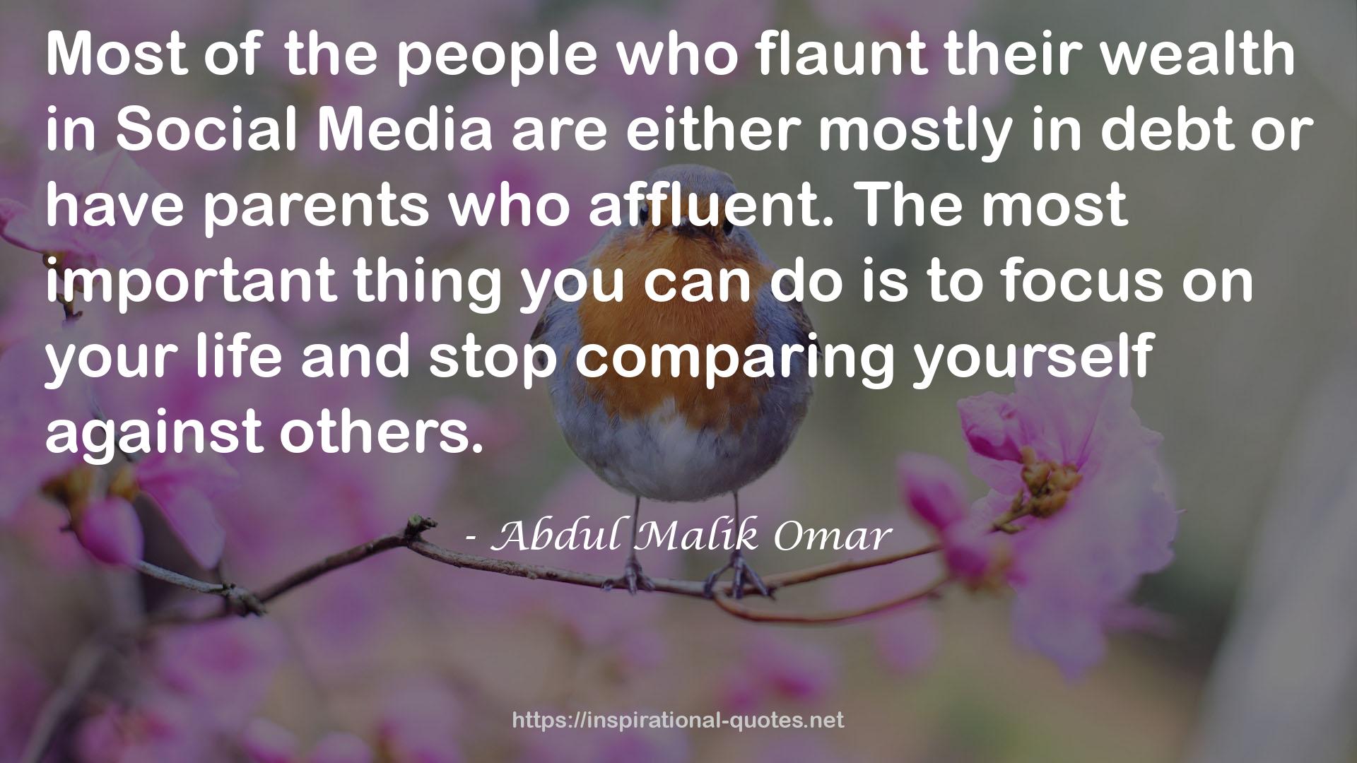 Abdul Malik Omar QUOTES