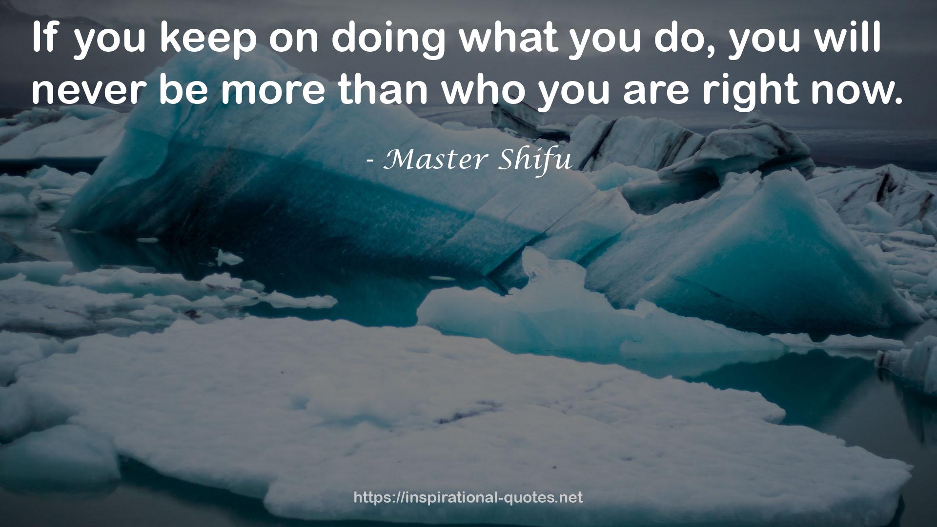 Master Shifu QUOTES