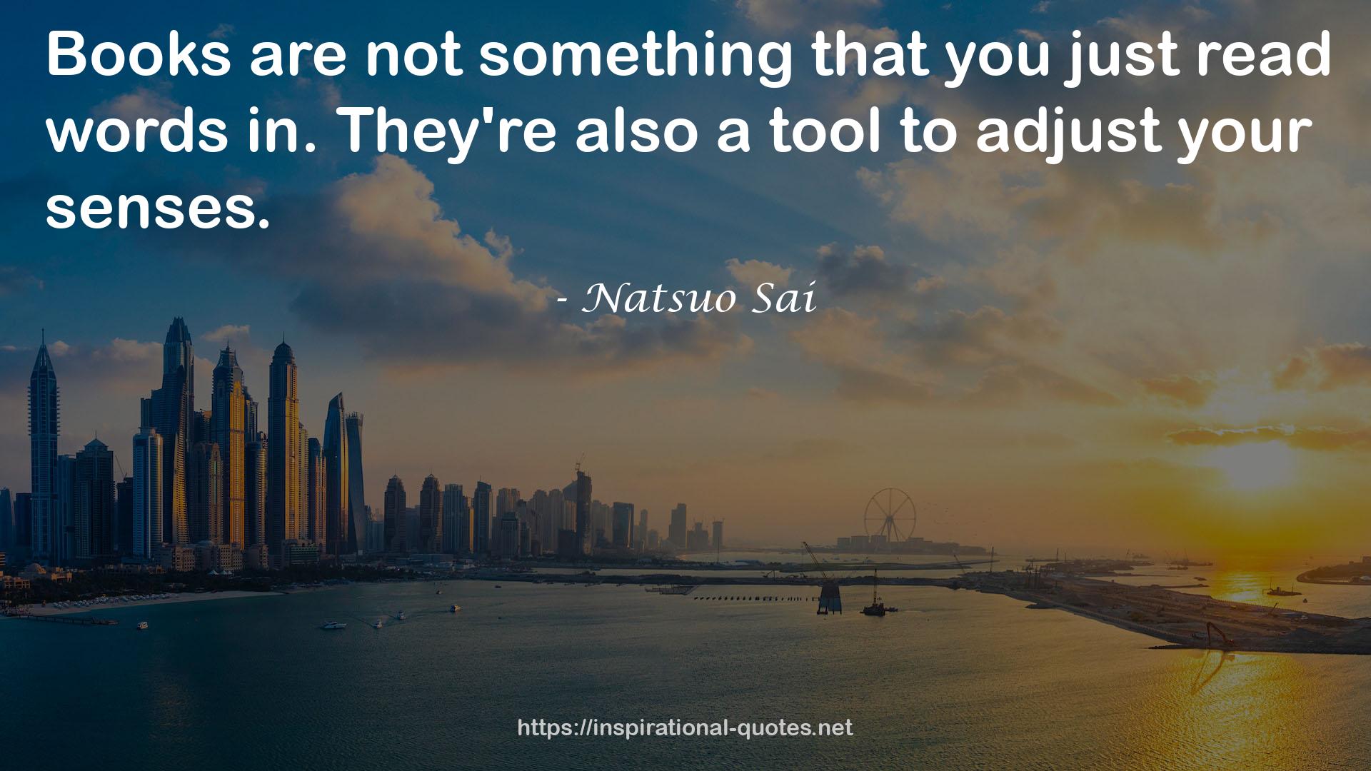 Natsuo Sai QUOTES