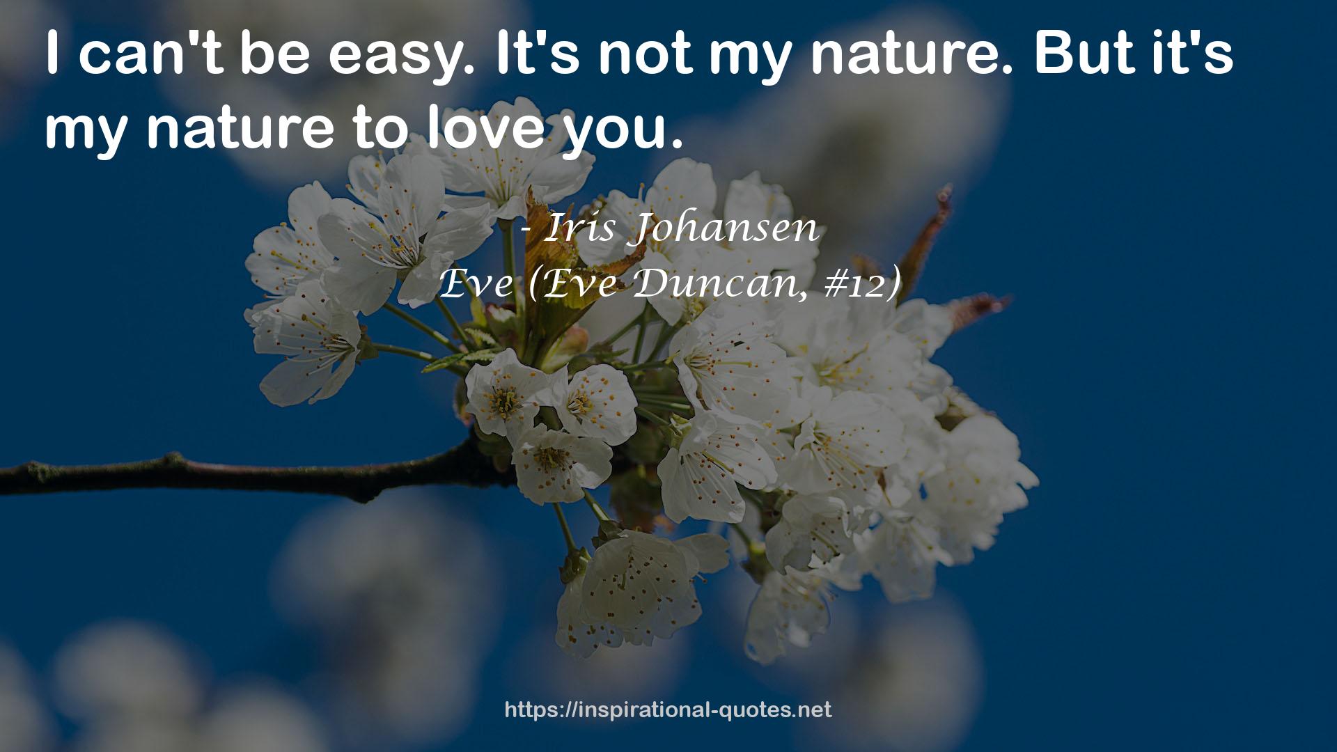 Eve (Eve Duncan, #12) QUOTES