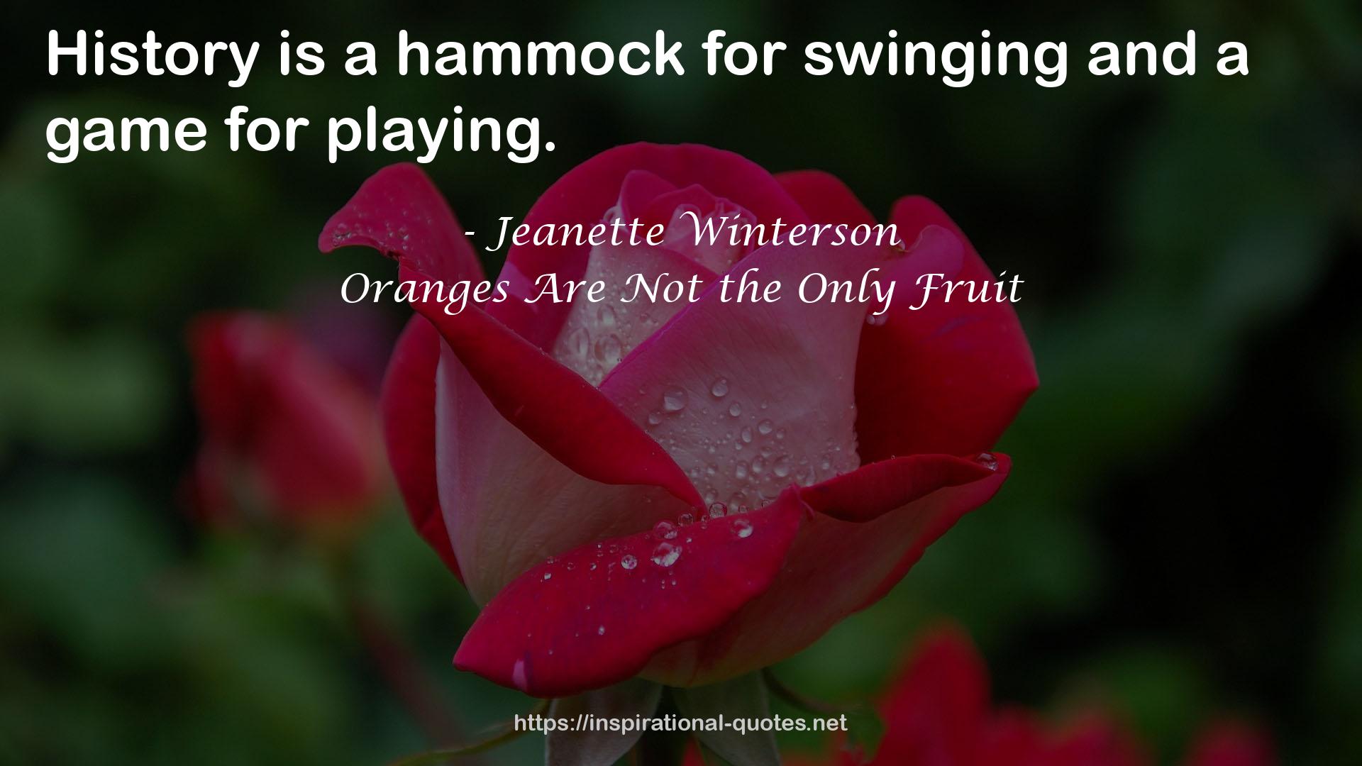 a hammock  QUOTES