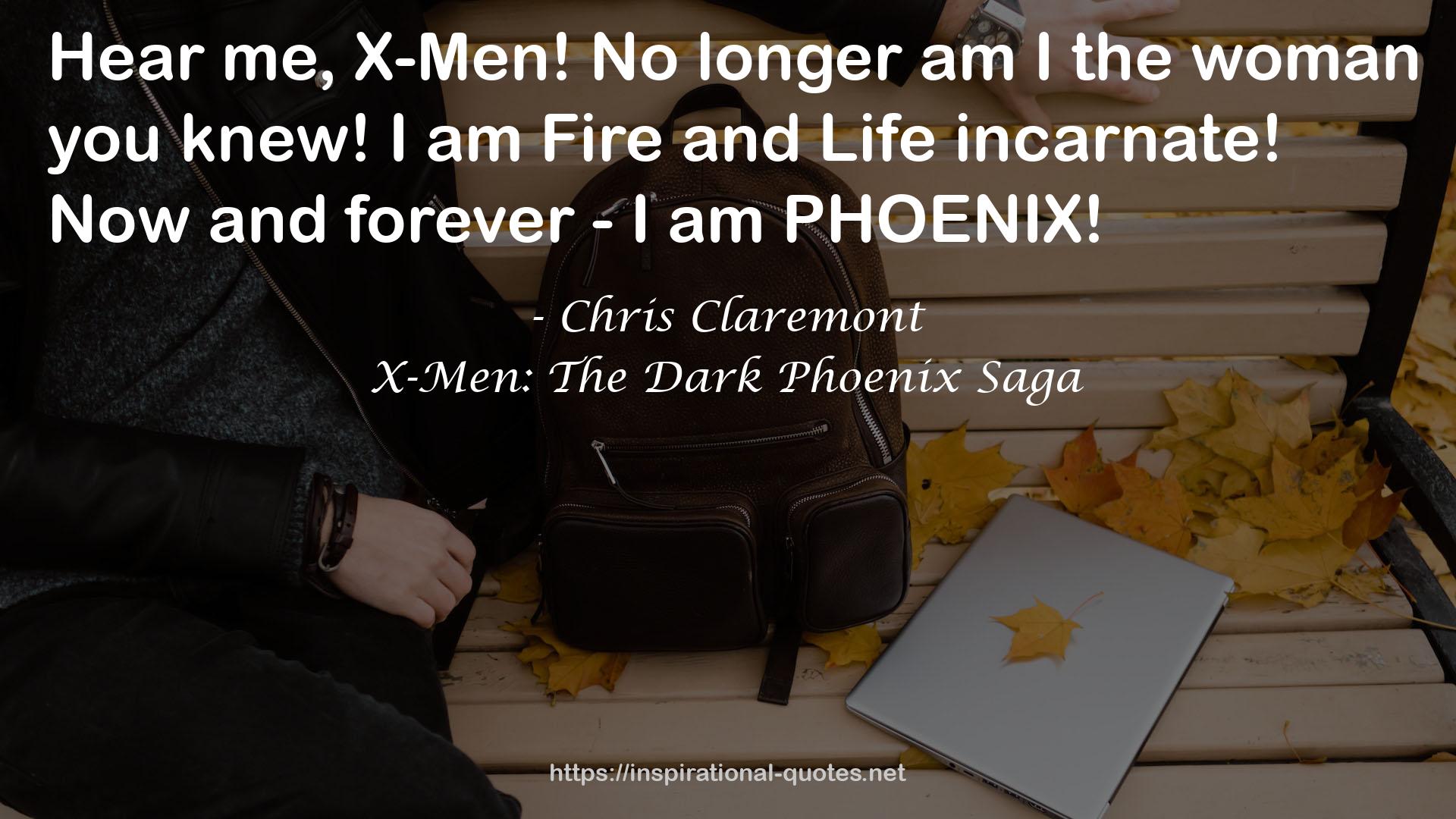 X-Men: The Dark Phoenix Saga QUOTES