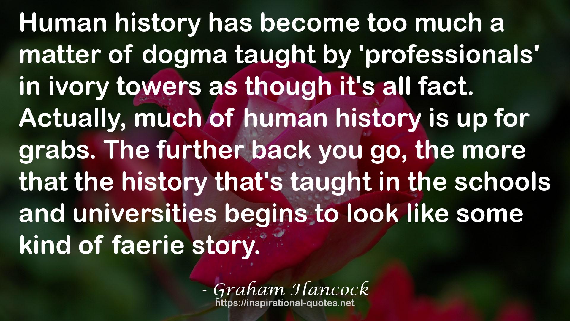 Graham Hancock QUOTES