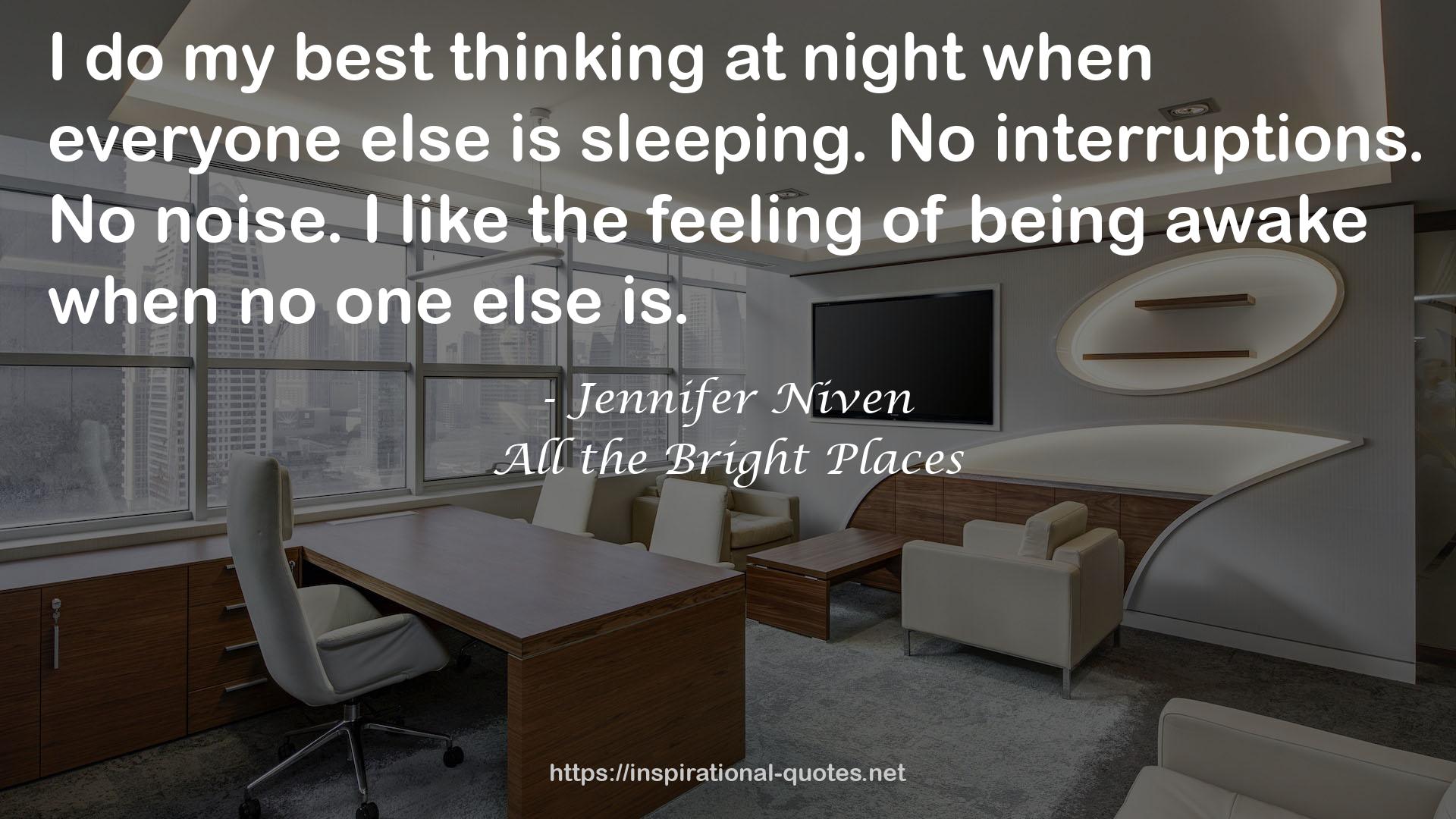 Jennifer Niven QUOTES