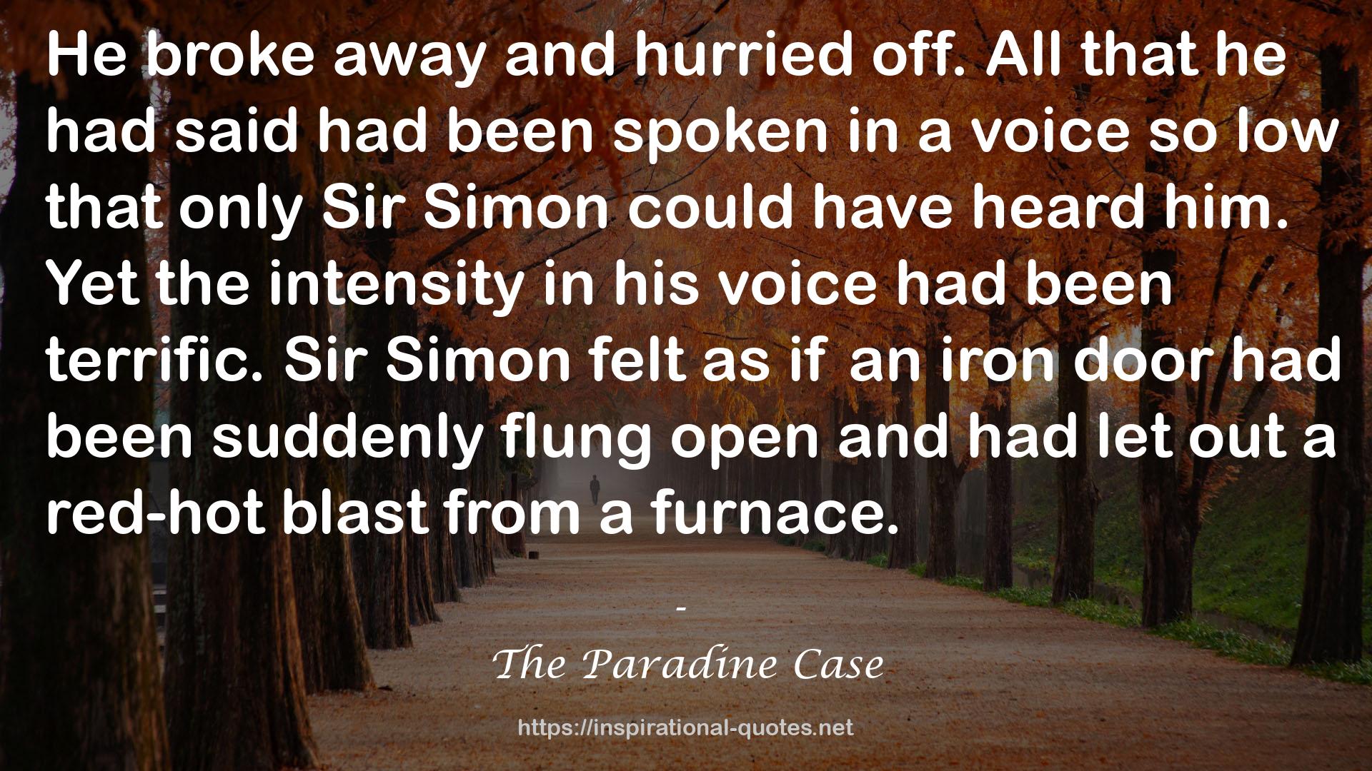 The Paradine Case QUOTES