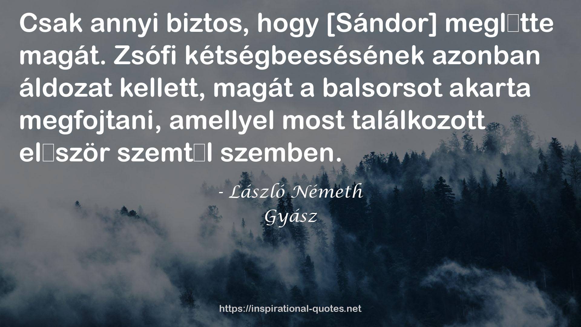 Gyász QUOTES