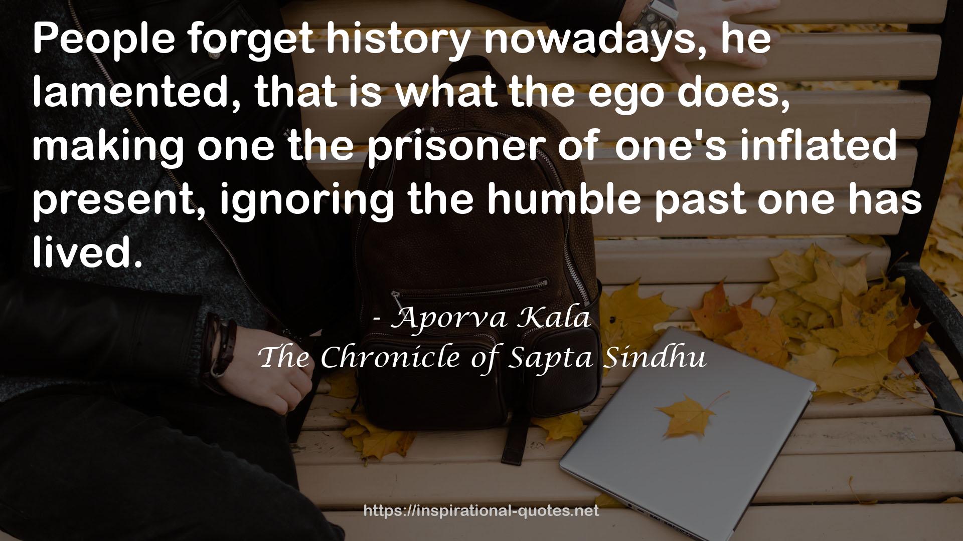 The Chronicle of Sapta Sindhu QUOTES