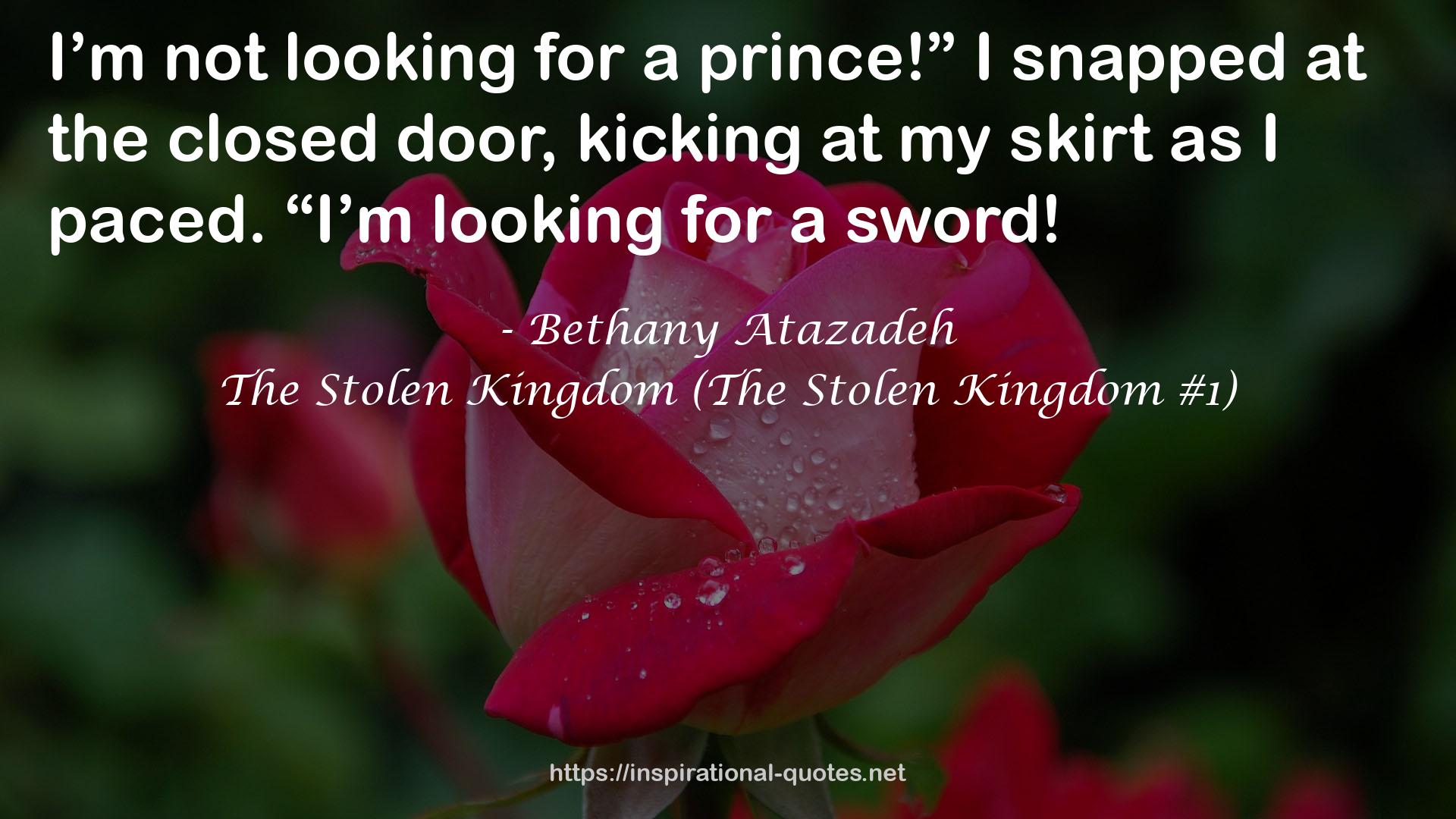 The Stolen Kingdom (The Stolen Kingdom #1) QUOTES