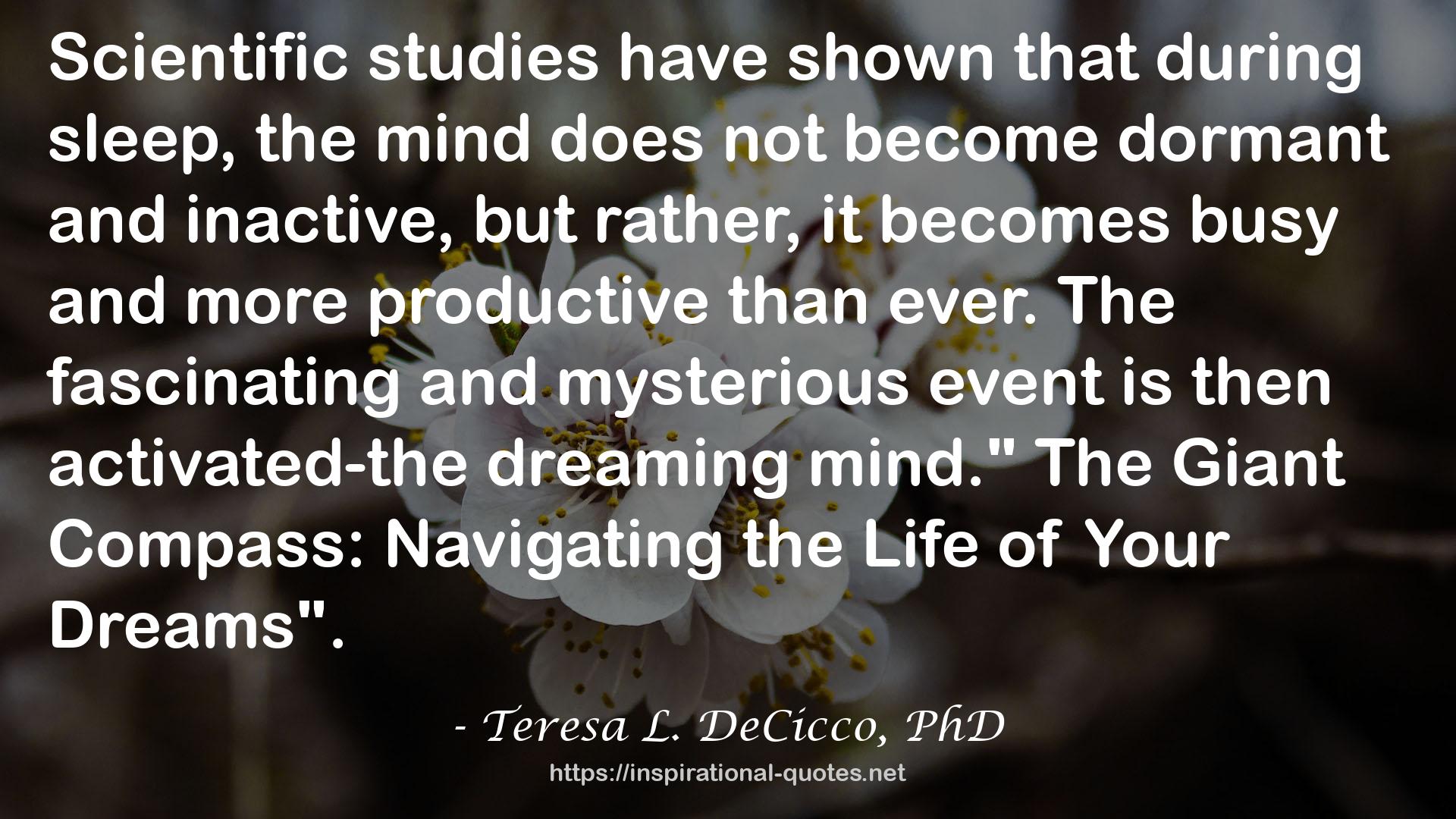 Teresa L. DeCicco, PhD QUOTES