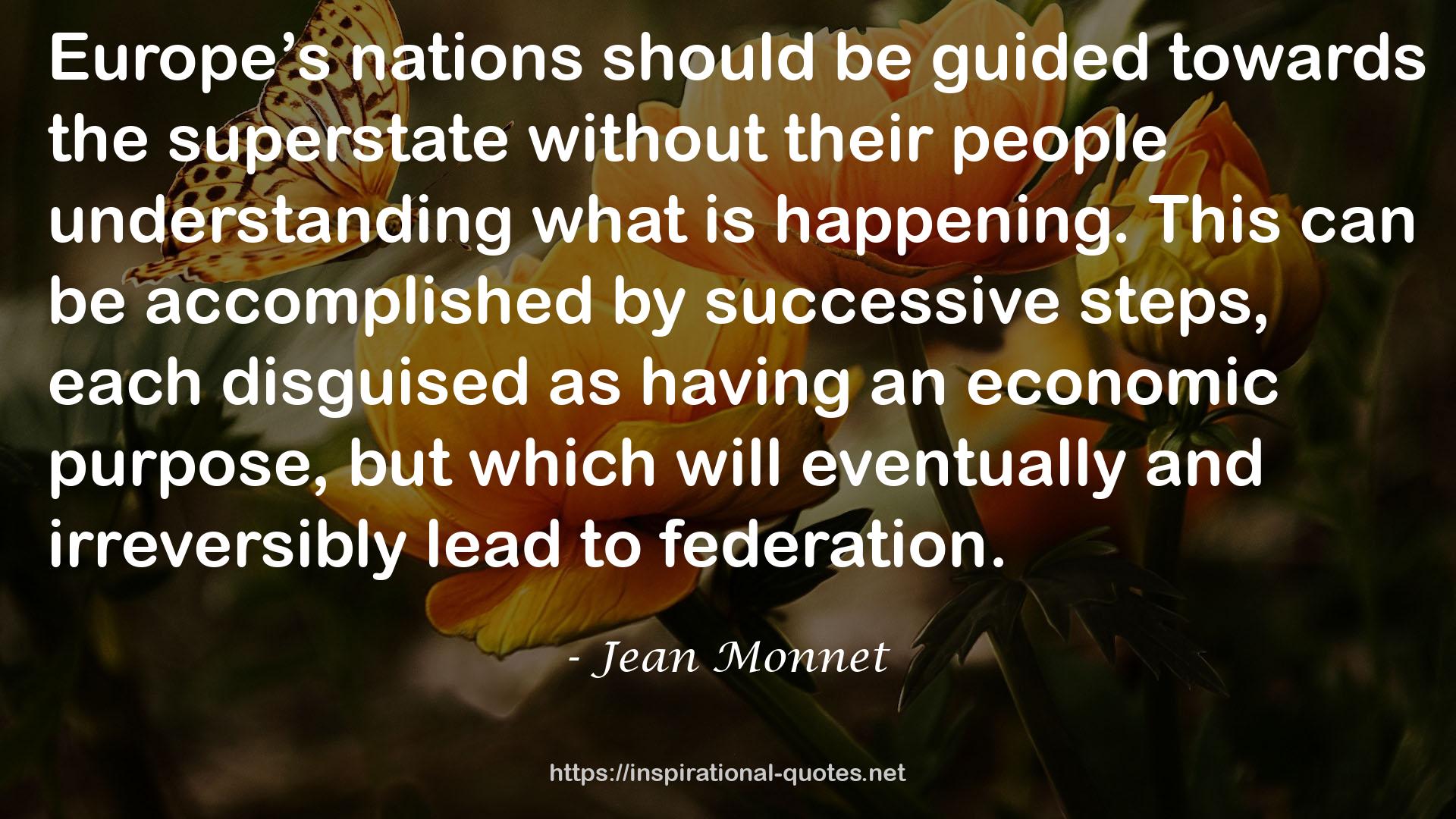 Jean Monnet QUOTES