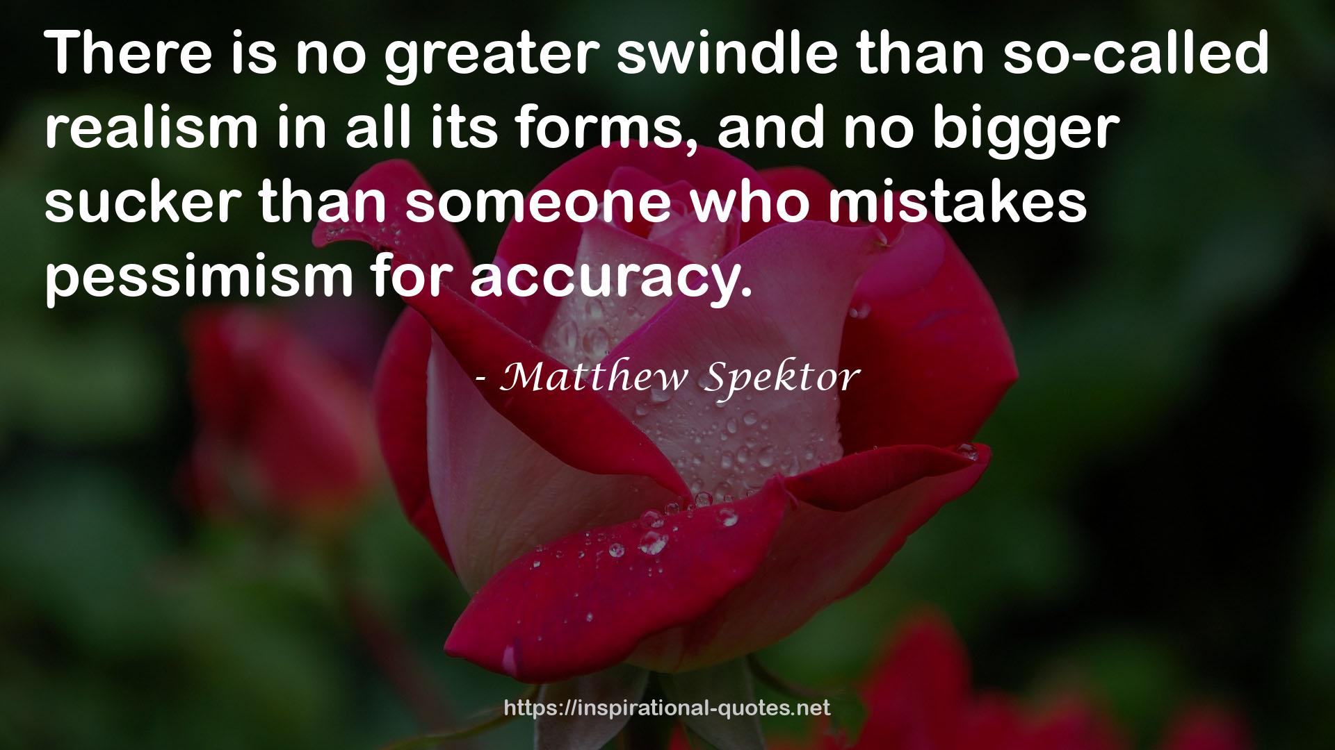 Matthew Spektor QUOTES