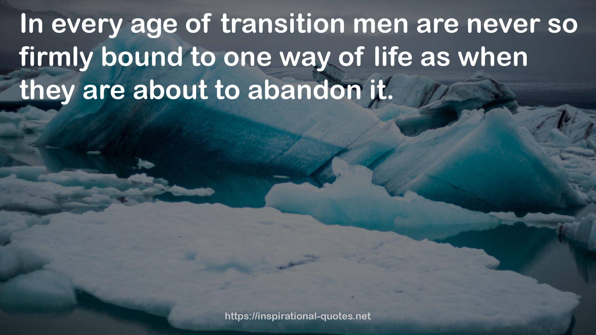 transition men  QUOTES