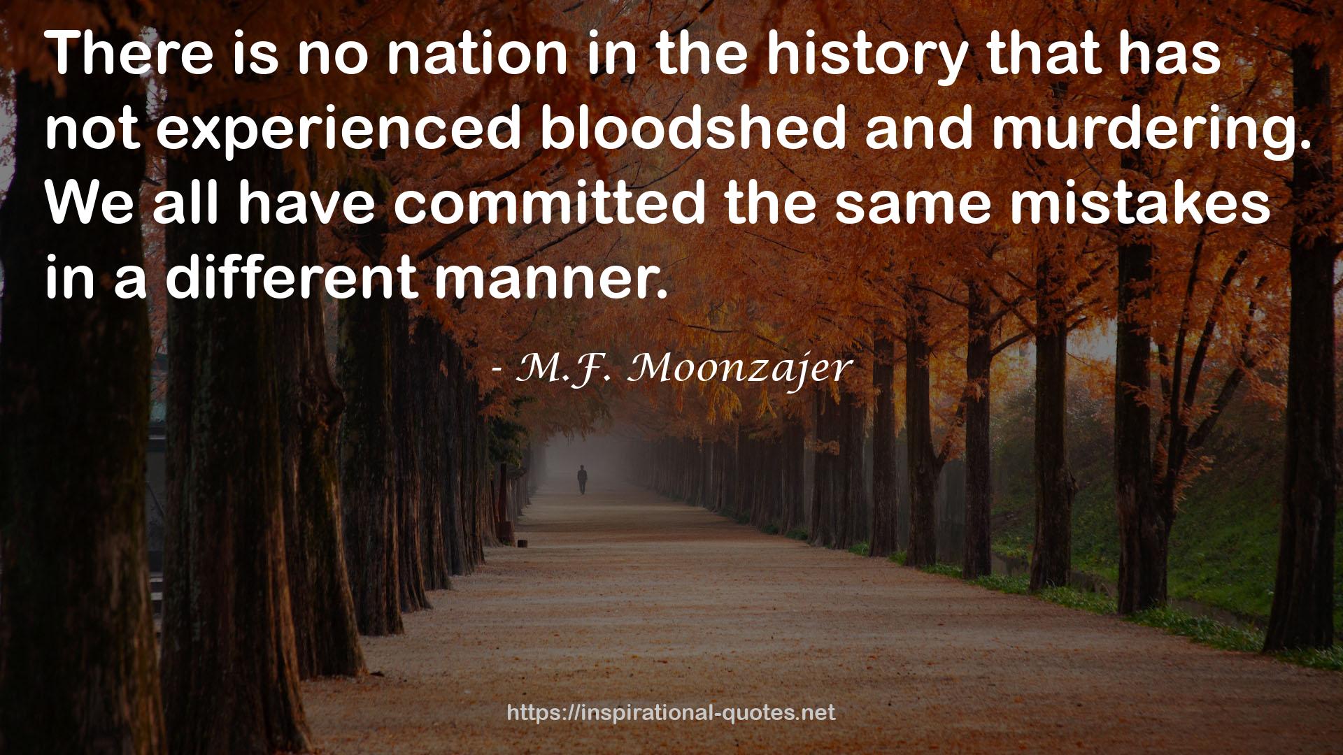 M.F. Moonzajer QUOTES