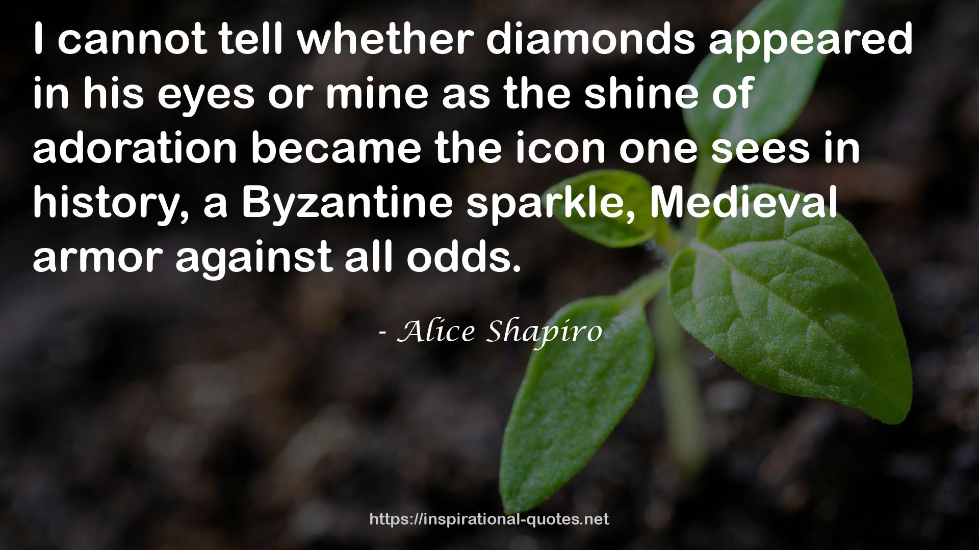 Alice Shapiro QUOTES