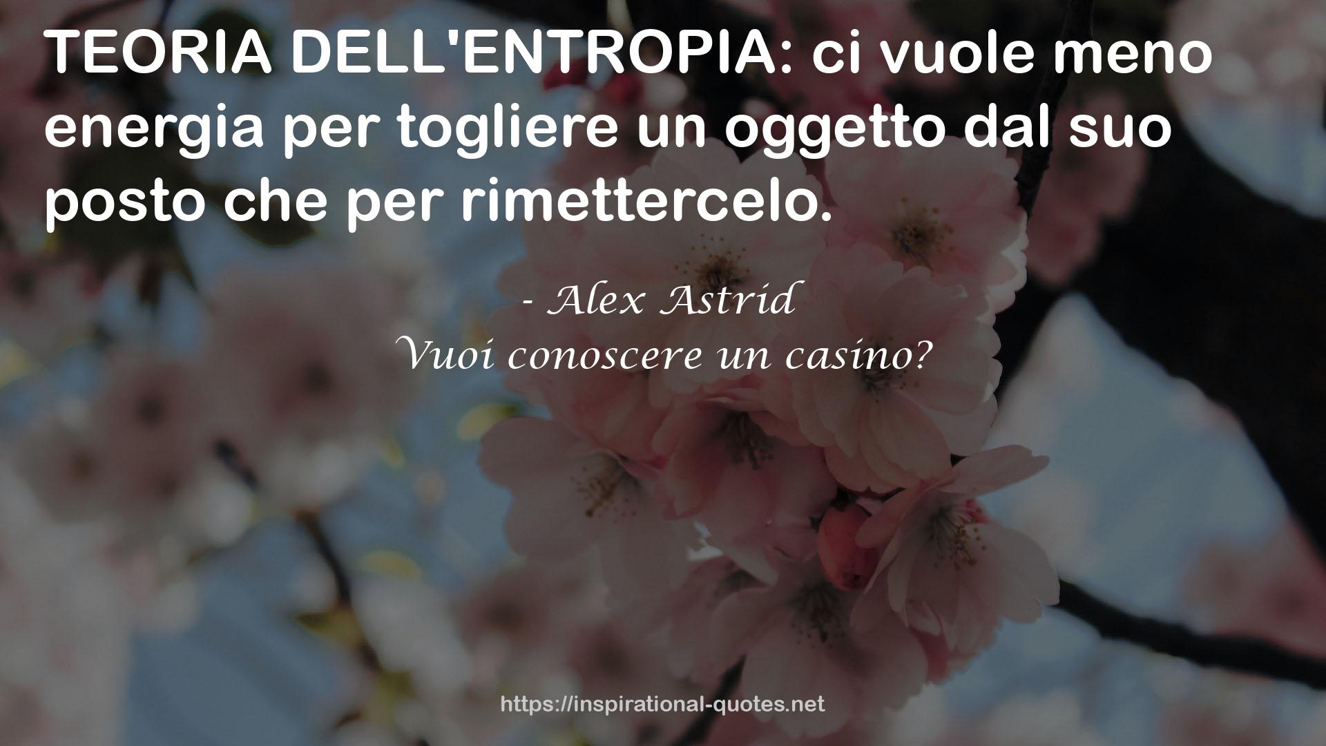 Vuoi conoscere un casino? QUOTES