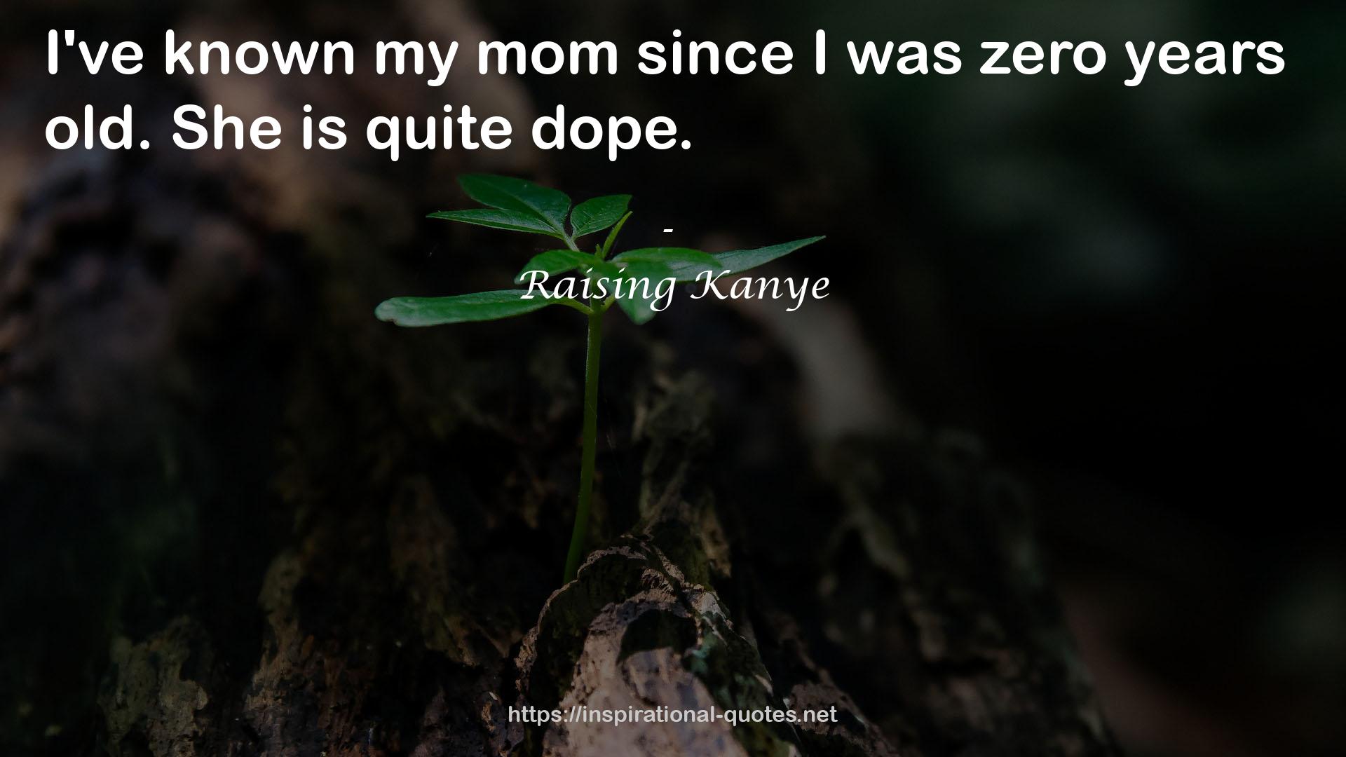 Raising Kanye QUOTES