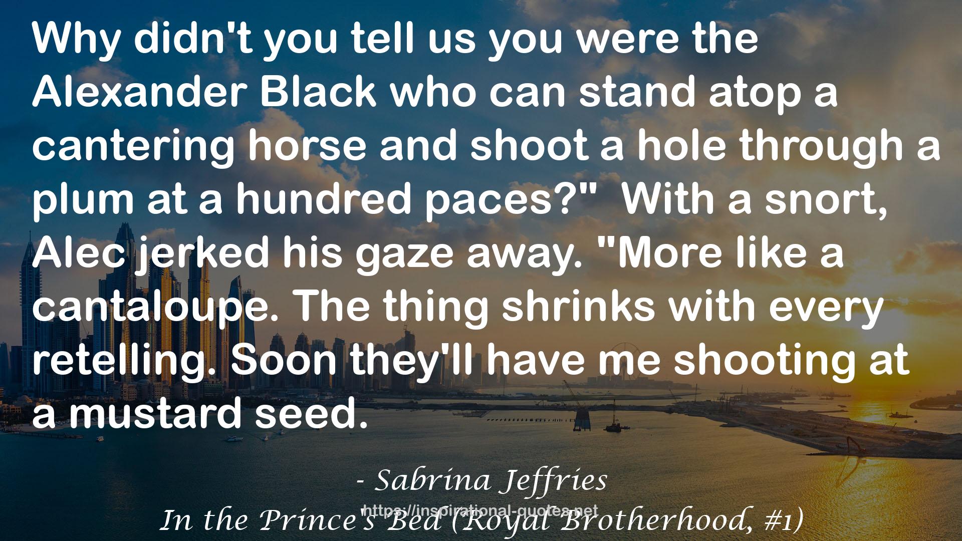 In the Prince's Bed (Royal Brotherhood, #1) QUOTES