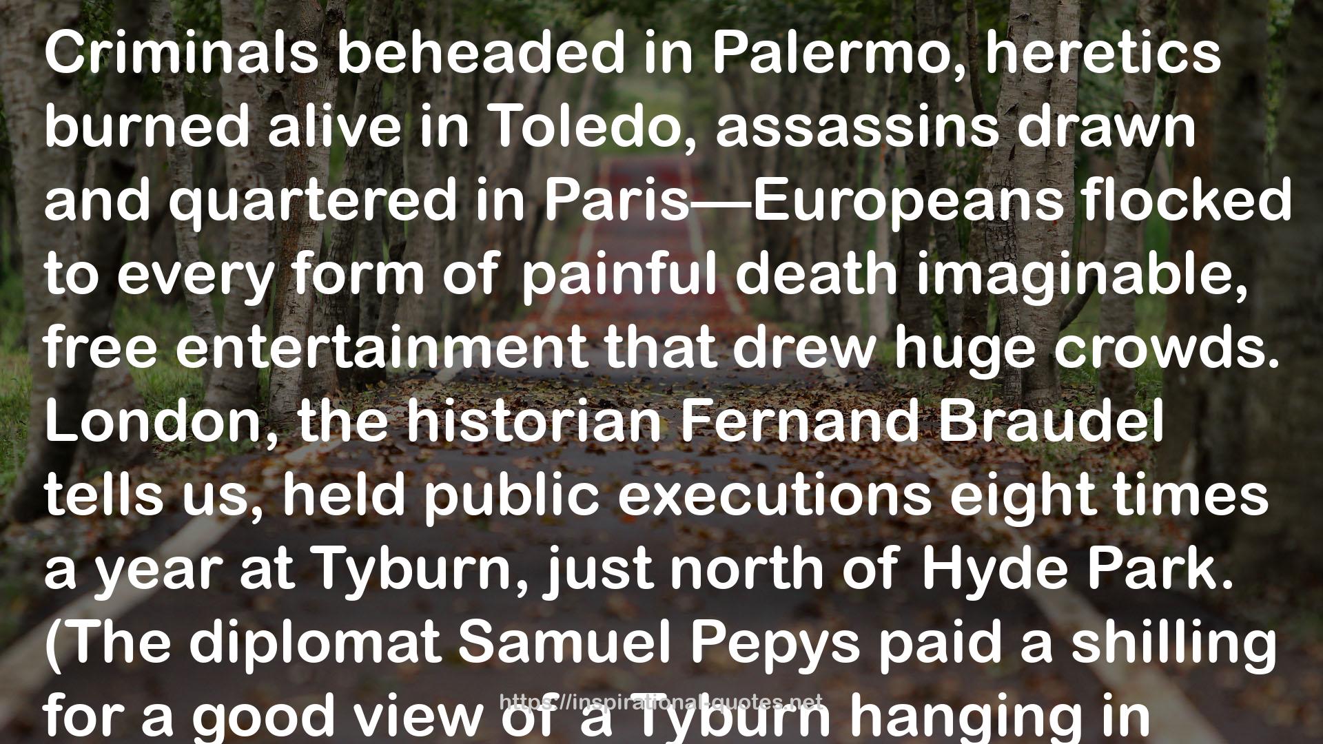 Tyburn  QUOTES